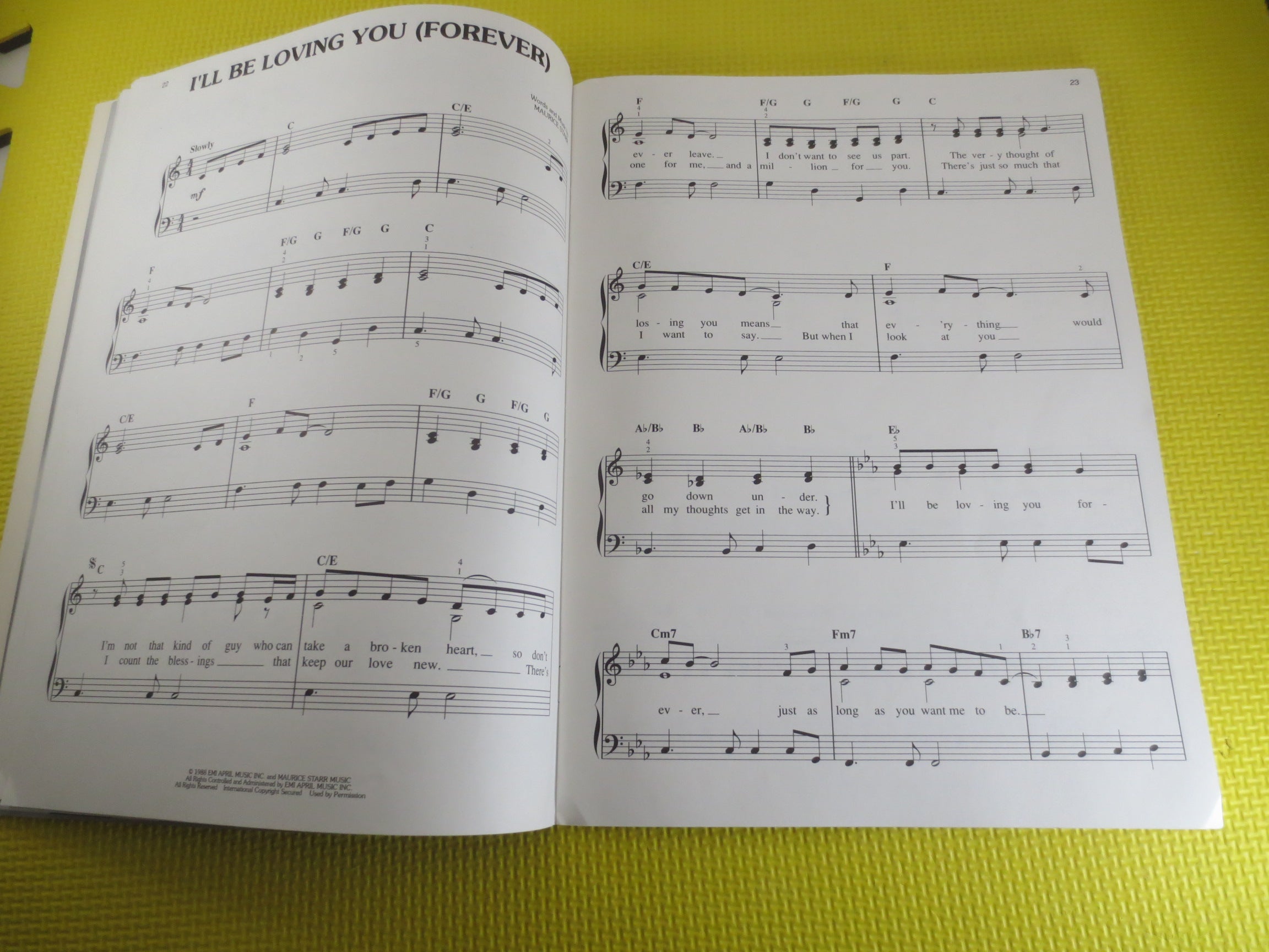 New Kids on the Block – Hangin’ Tough Sheet Music Book (1989)