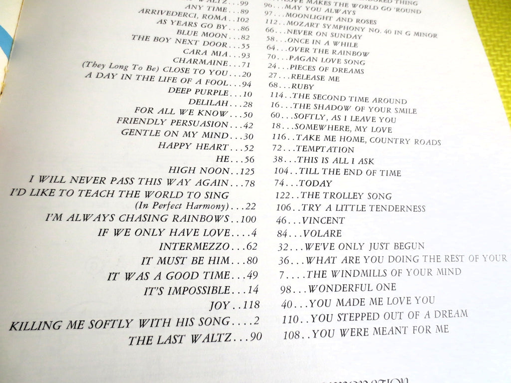 The World’s Greatest Collection of Magnificent Music – Sheet Music Book (1973)