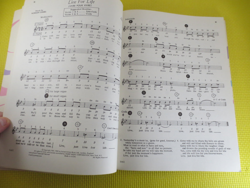 The World’s Greatest Collection of Magnificent Music – Sheet Music Book (1973)
