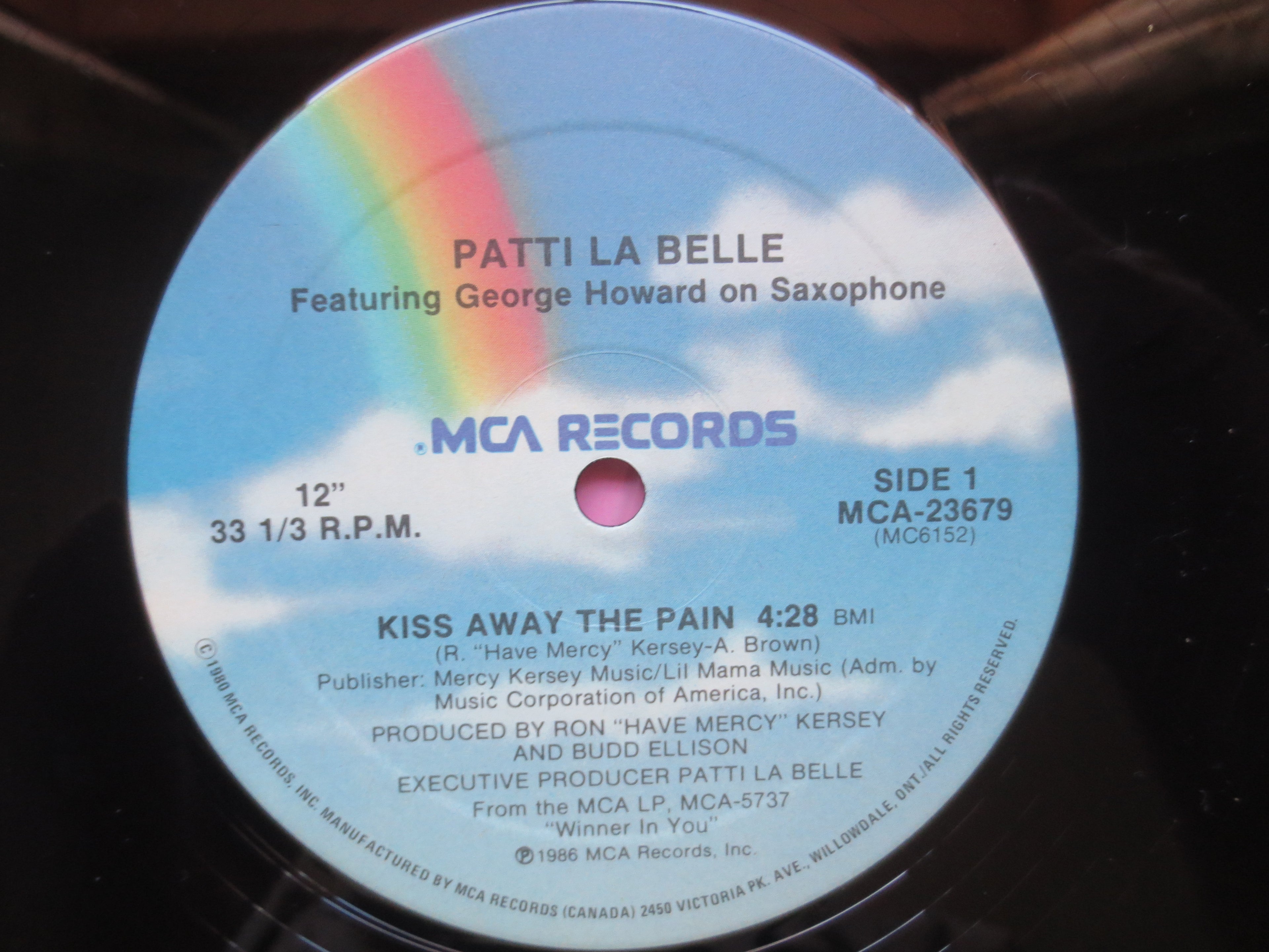 Patti LaBelle – Kiss Away the Pain (1986) Vinyl EP