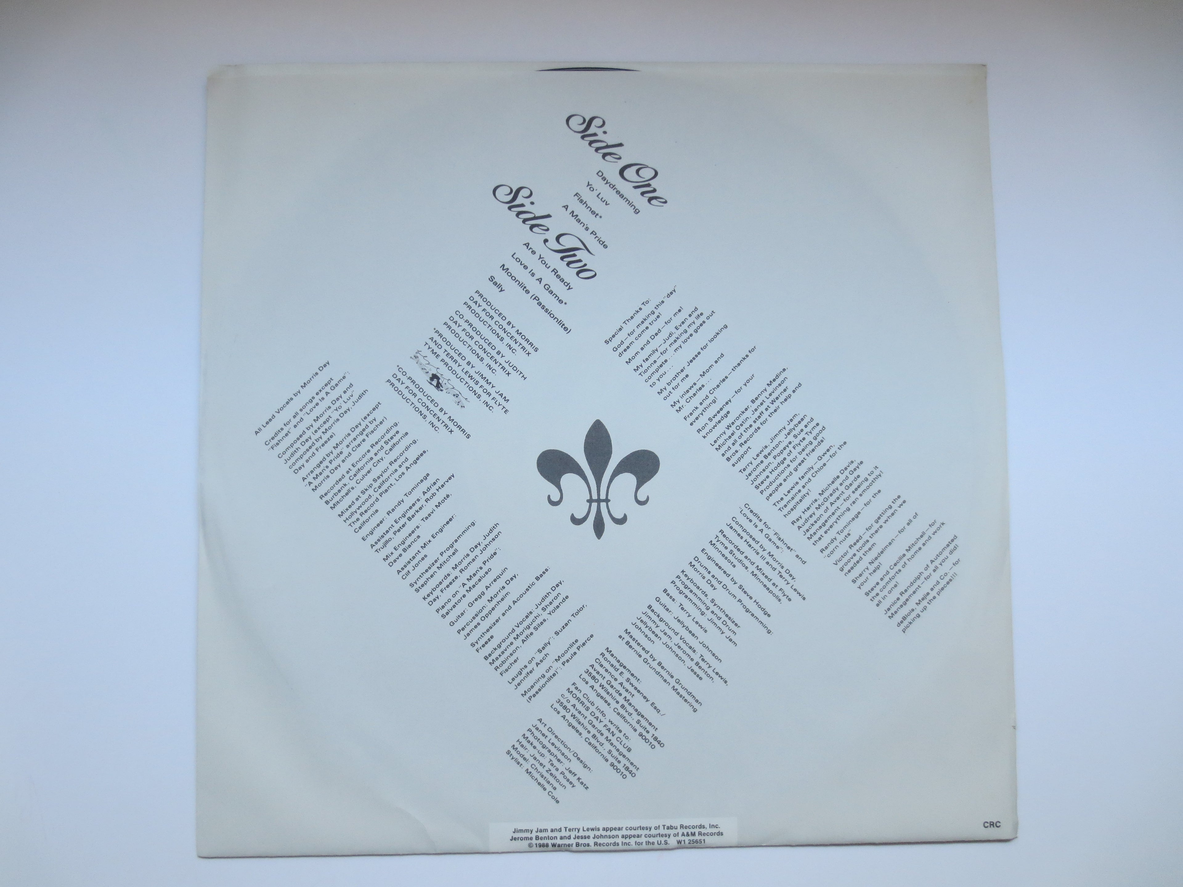 Morris Day – Daydreaming (1989) Vinyl LP