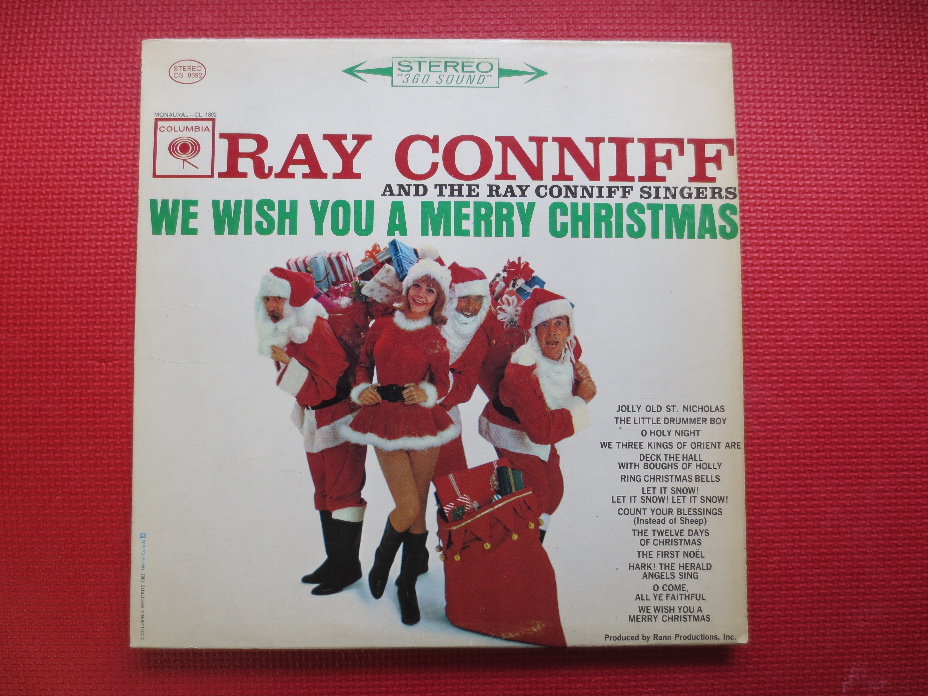 Ray Conniff Singers – We Wish You a Merry Christmas (1962) Vinyl LP