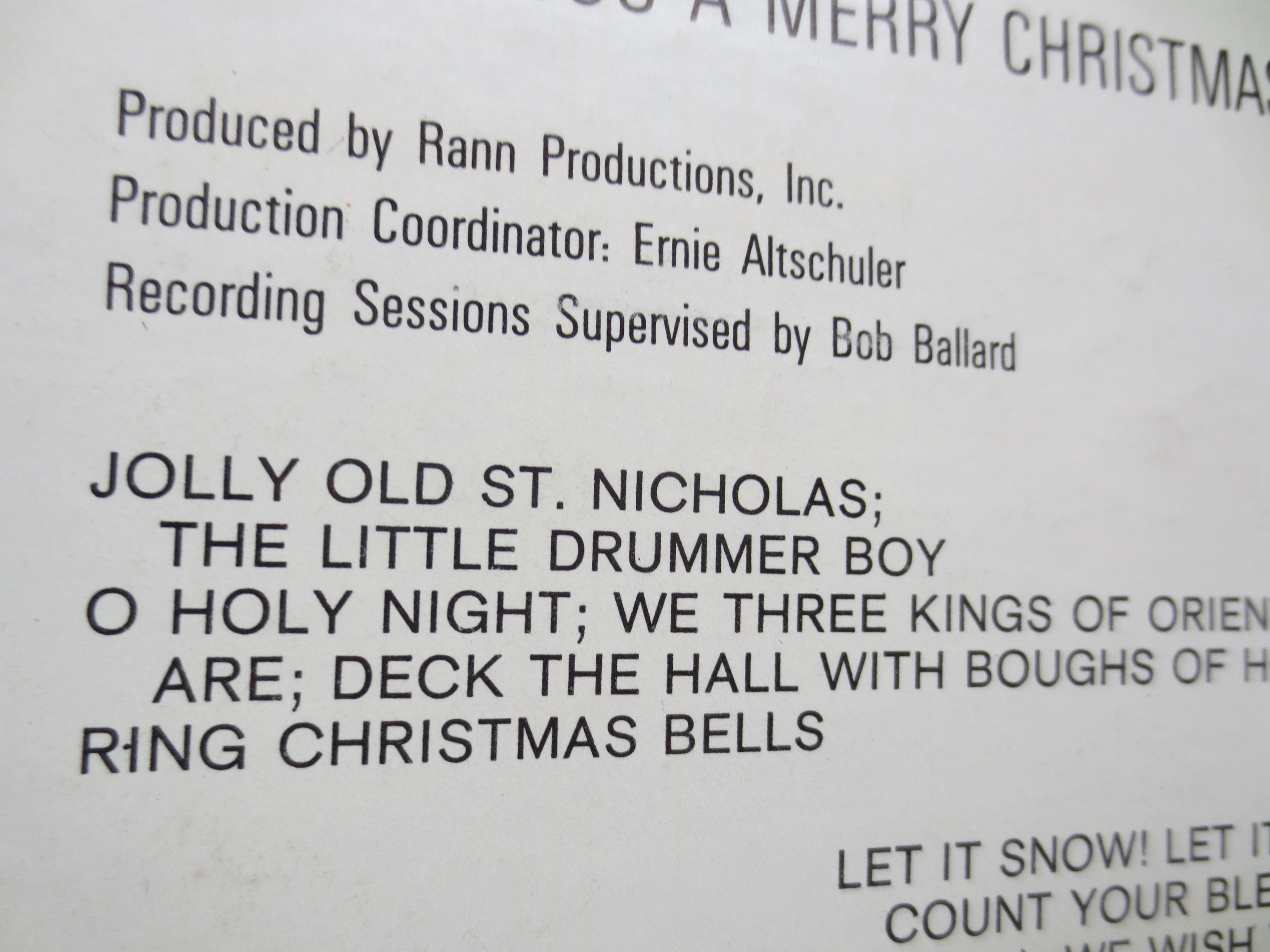 Ray Conniff Singers – We Wish You a Merry Christmas (1962) Vinyl LP