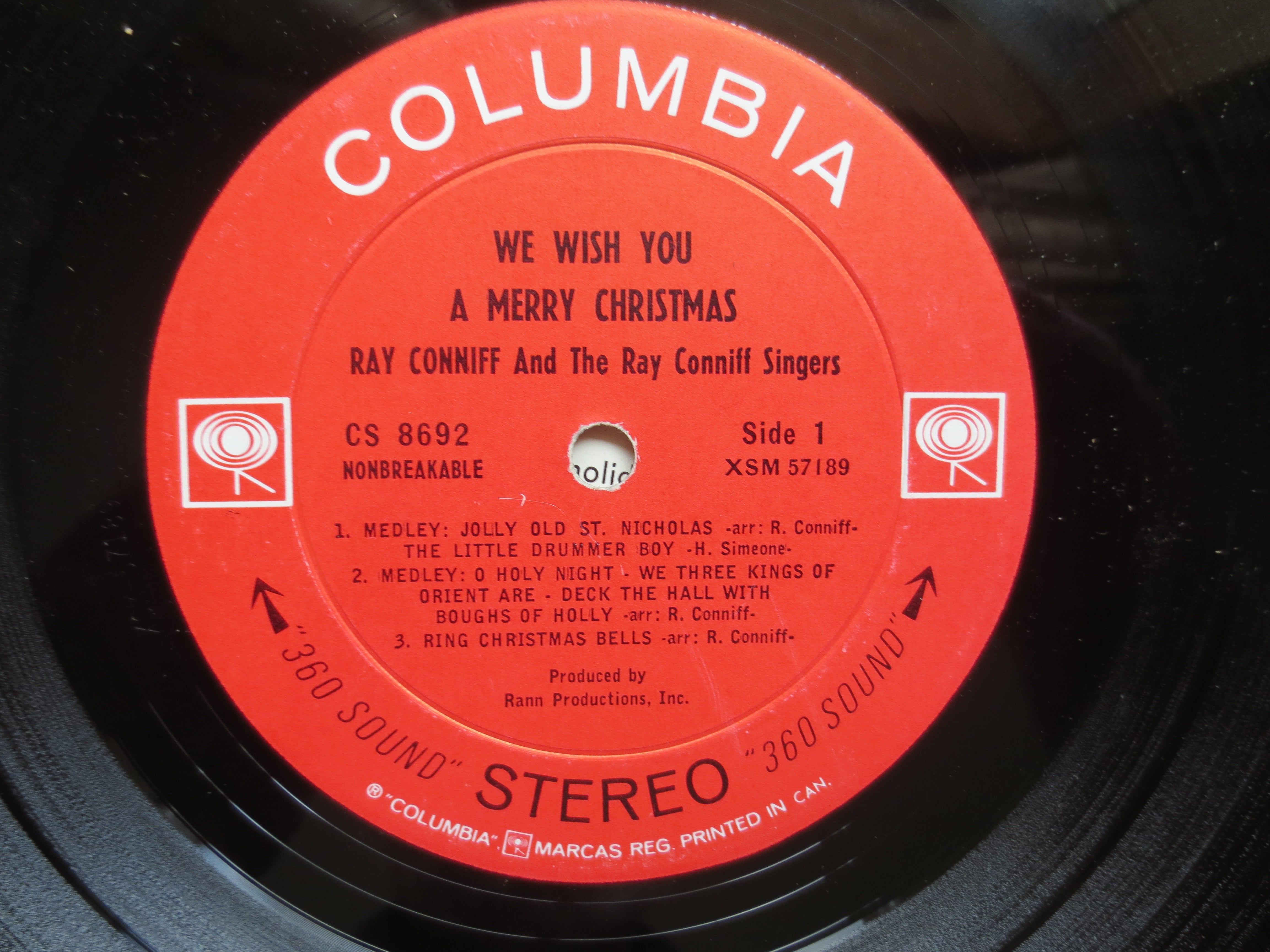 RAY CONNIFF, CHRISTMAS Album, Christmas Songs, Christmas Record