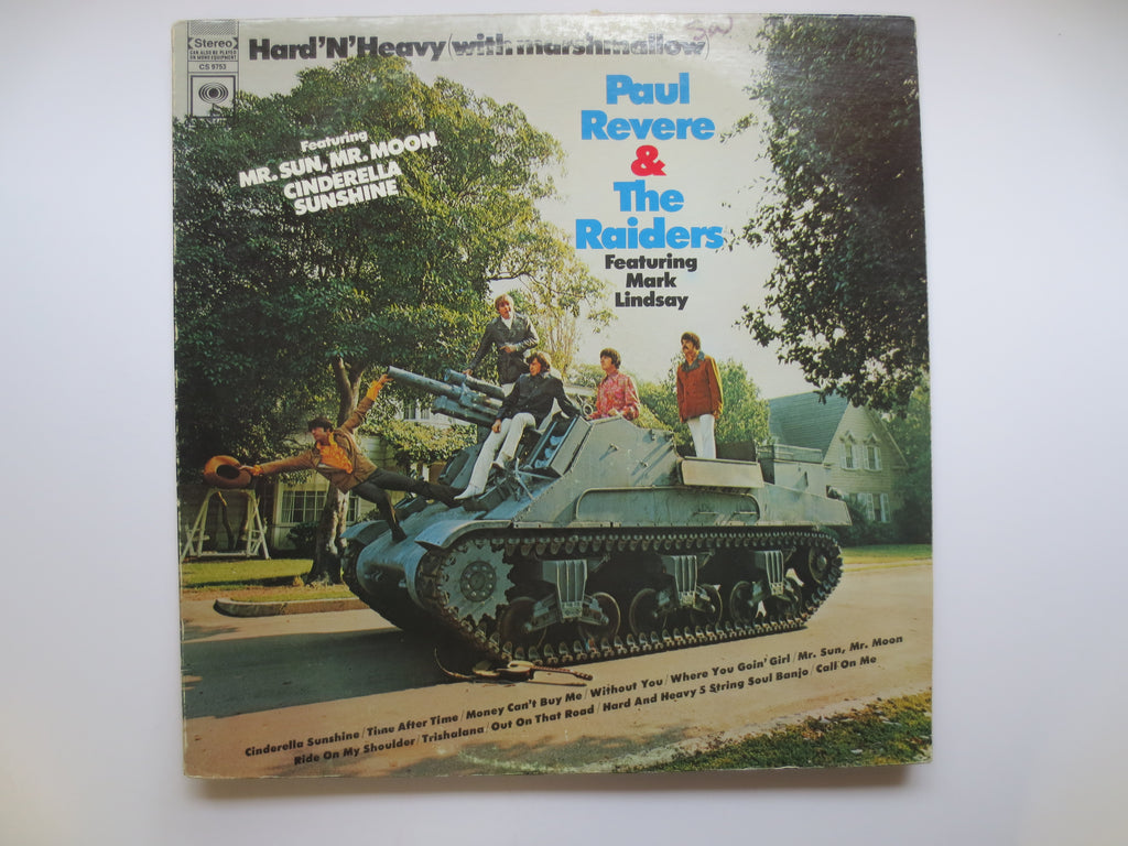 PAUL REVERE & The RAIDERS, Hard and Heavy, Vintage Album, 1969 Record, Vinyl Lp