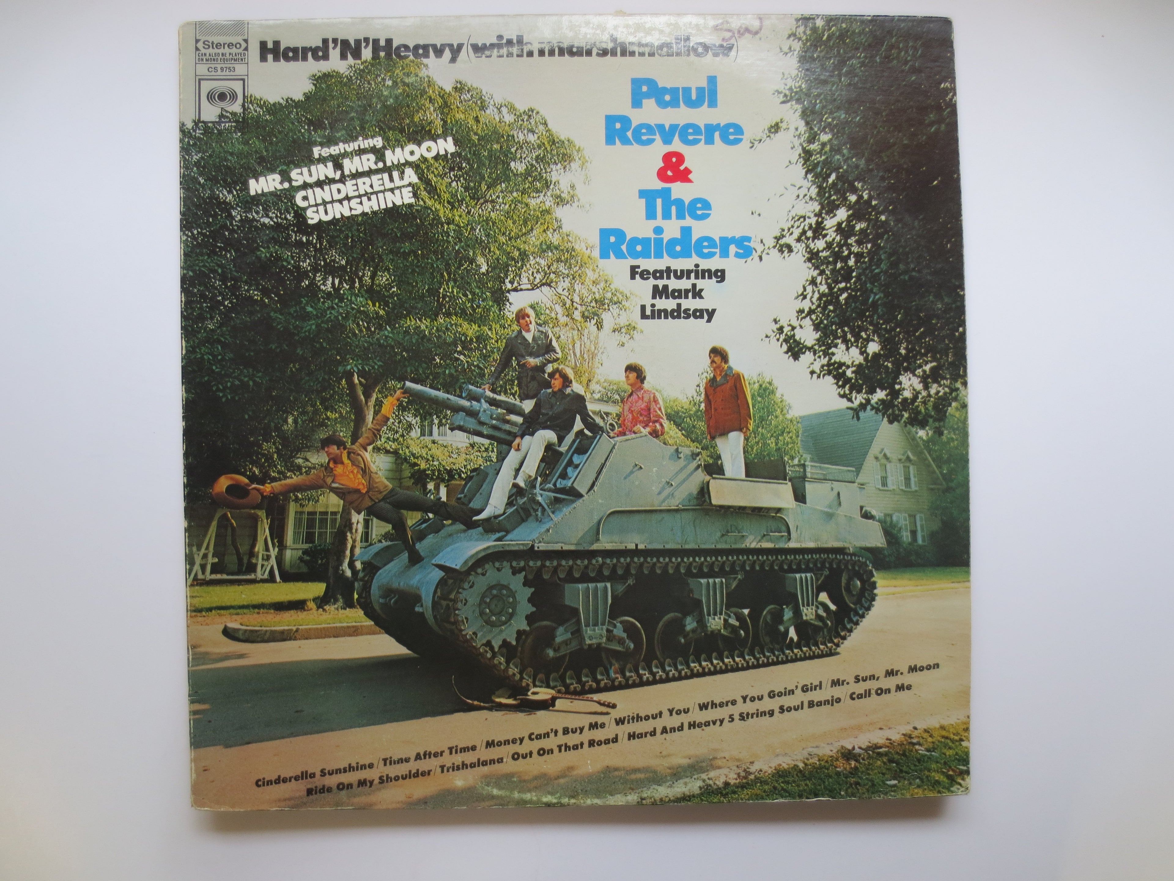 PAUL REVERE & The RAIDERS, Hard and Heavy, Vintage Album, 1969 Record, Vinyl Lp