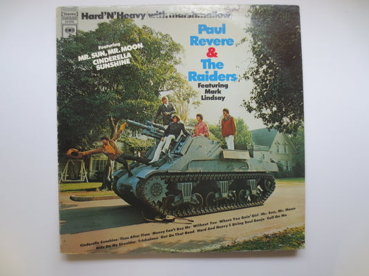 PAUL REVERE, and the RAIDERS, Mark Lindsay, Hard and Heavy, Paul Revere Record, Paul Revere Album, Rock Album, 1969 Records