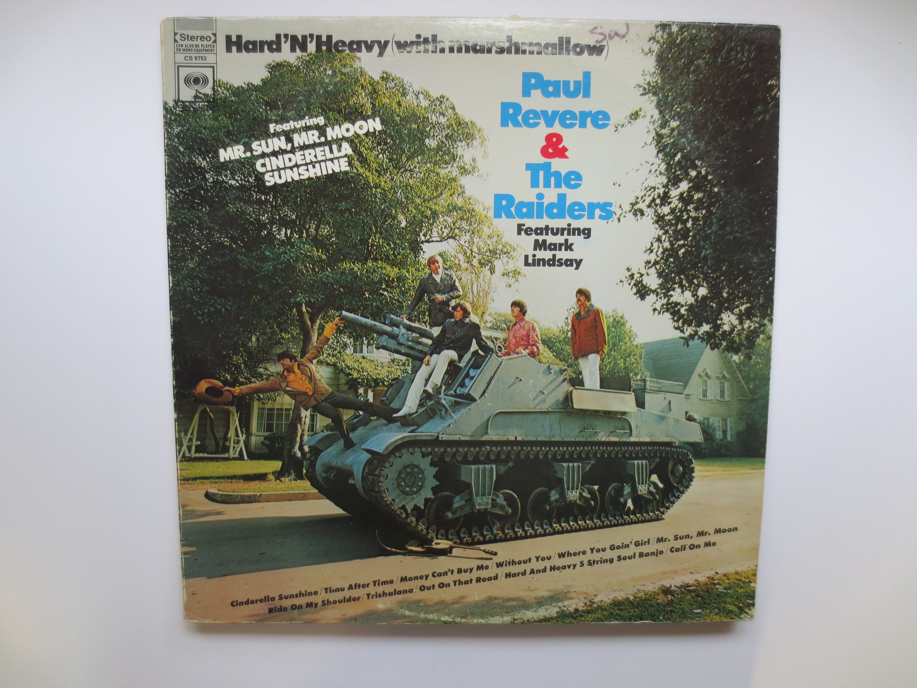 PAUL REVERE & The RAIDERS, Hard and Heavy, Vintage Album, 1969 Record, Vinyl Lp