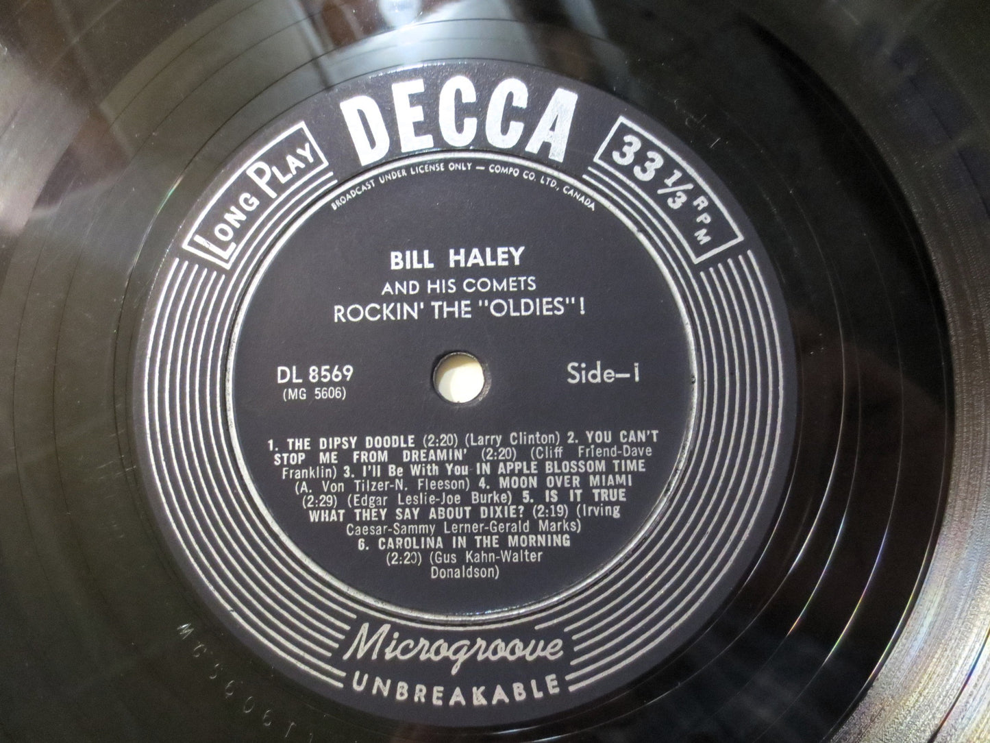 BILL HALEY, and the COMETS, Rockin' the Oldies, Rock and Roll, Bill Haley Record, Bill Haley Lp, Rock and Roll Lp, 1957 Records