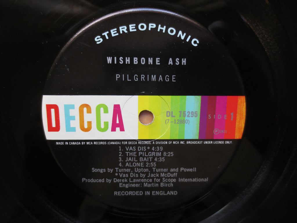 WISHBONE ASH, PILGRIMAGE, Wishbone Ash Record, Wishbone Ash Album, Wishbone Ash Lp, Classic Rock Lp, Rock Lp, 1972 Records