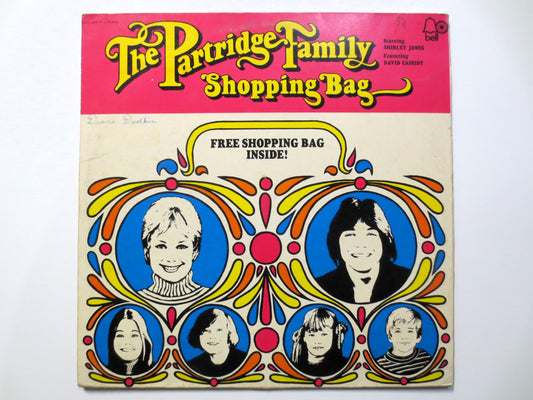 The PARTRIDGE FAMILY, Shopping Bag, PARTRIDGE Family Lp, Pop Record, David Cassidy Record, David Cassidy Lp, David Cassidy, 1972 Records