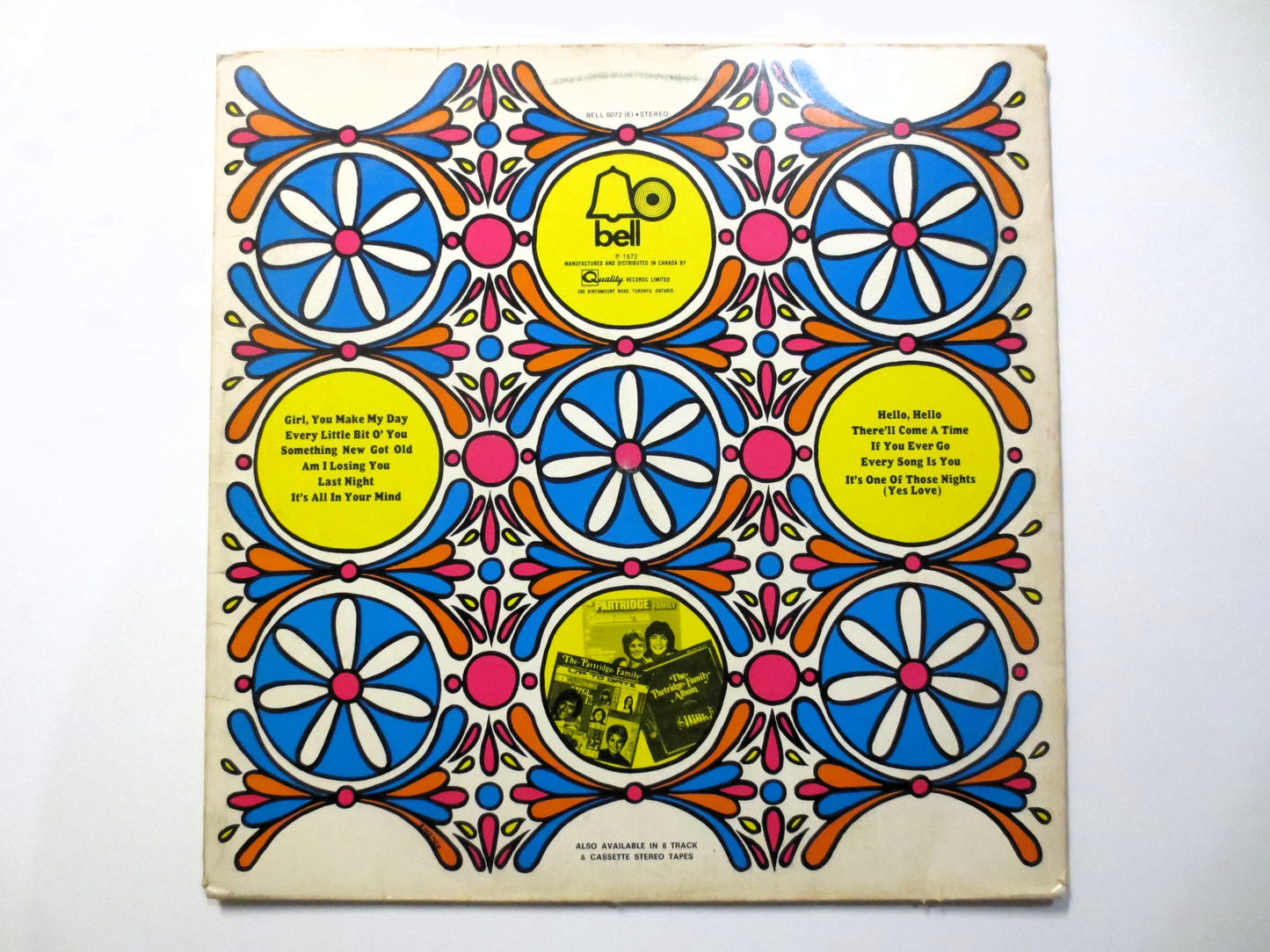 The PARTRIDGE FAMILY, Shopping Bag, PARTRIDGE Family Lp, Pop Record, David Cassidy Record, David Cassidy Lp, David Cassidy, 1972 Records
