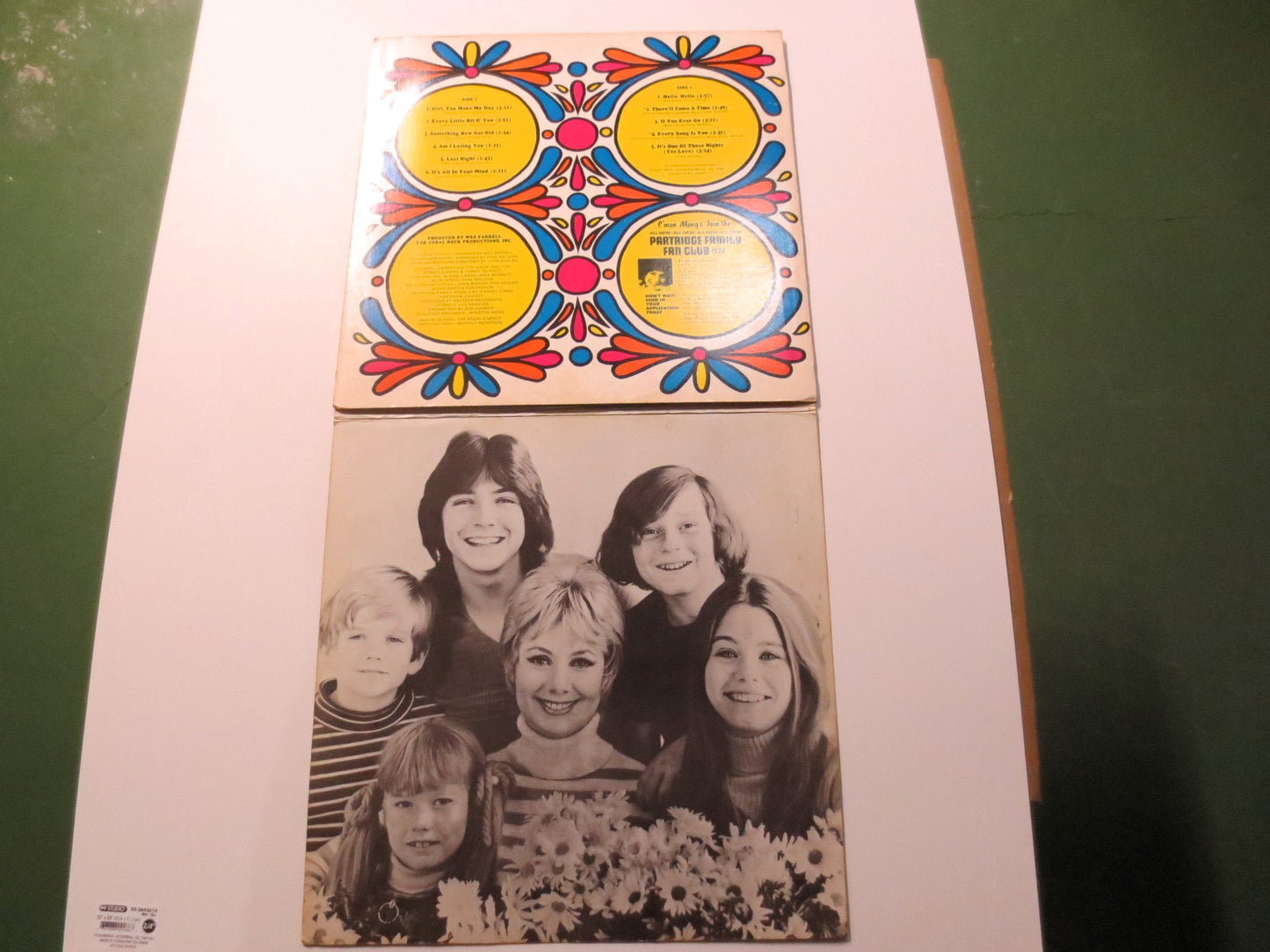 The PARTRIDGE FAMILY, Shopping Bag, PARTRIDGE Family Lp, Pop Record, David Cassidy Record, David Cassidy Lp, David Cassidy, 1972 Records