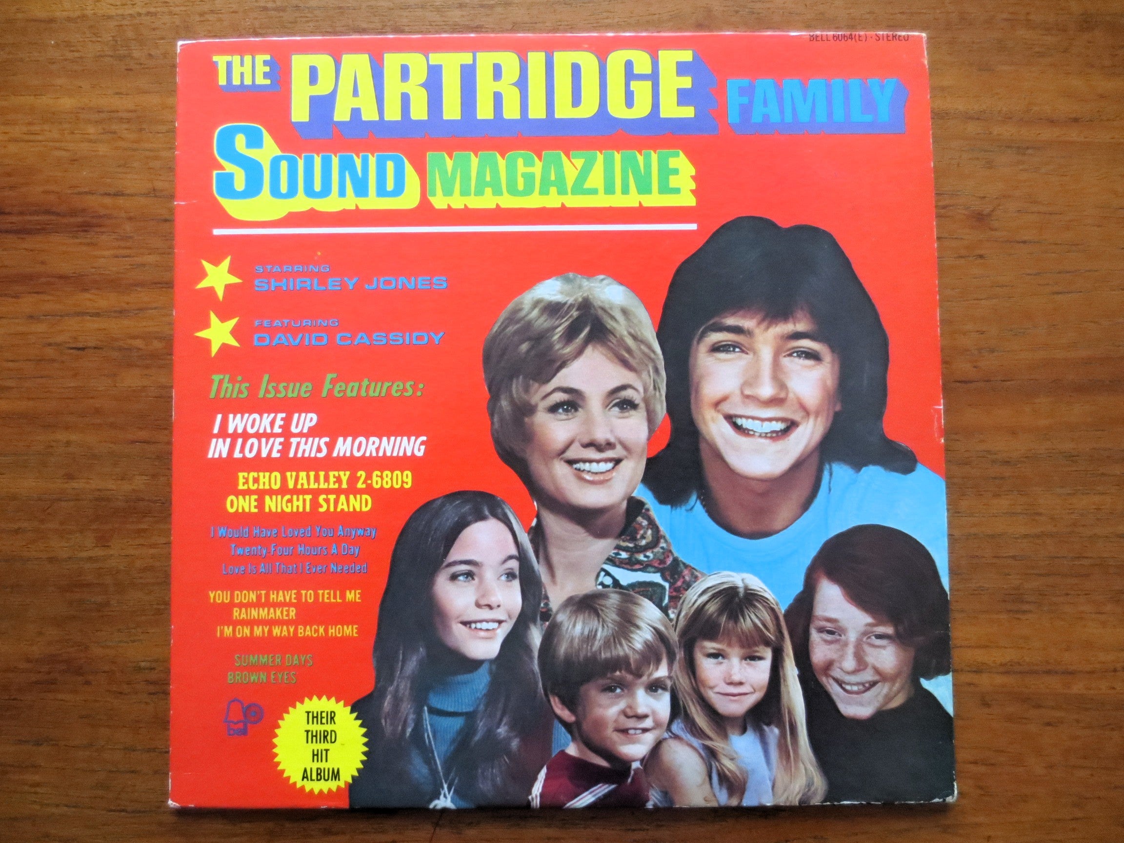 The PARTRIDGE FAMILY, SOUND Magazine, Vintage Album, 1971 Record, Vinyl Lp