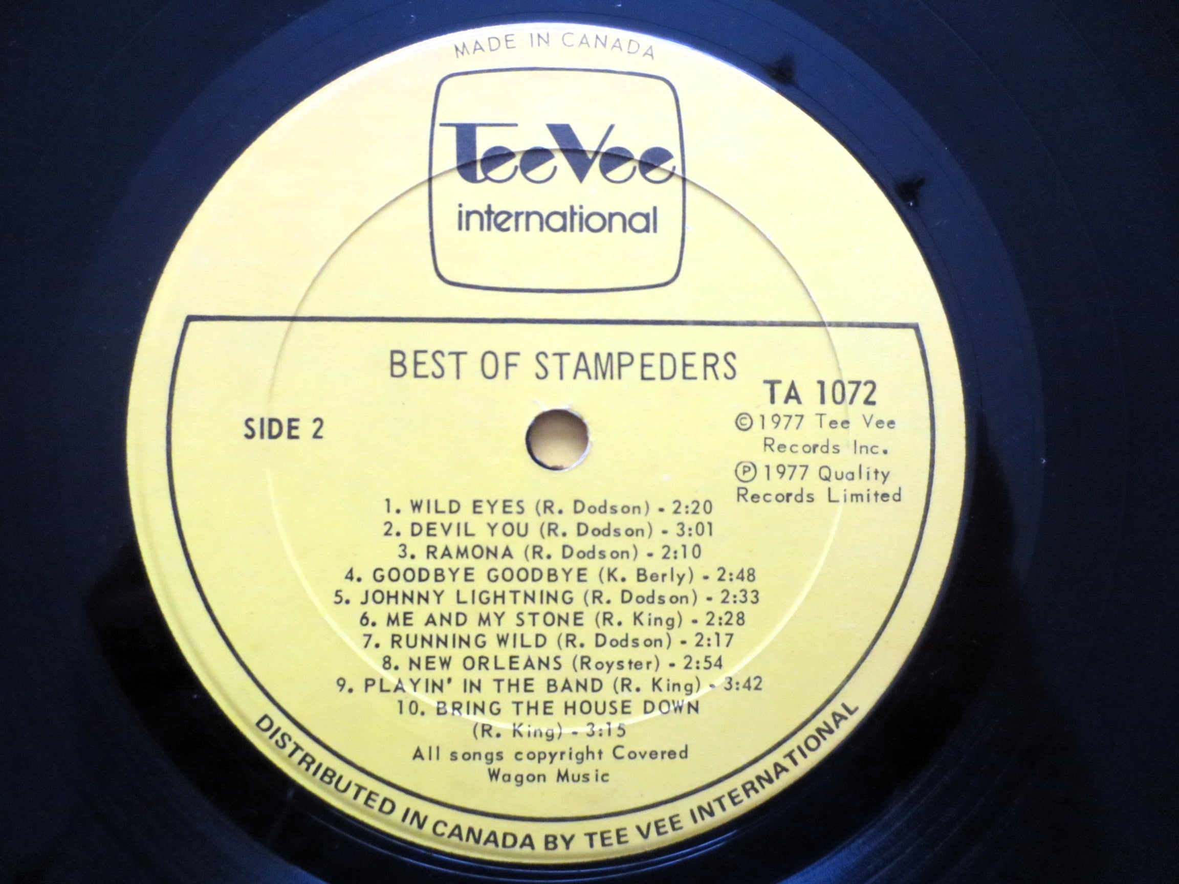 The STAMPEDERS, Best of the Stampeders, Vintage Album, 1977 Record, Vinyl Lp