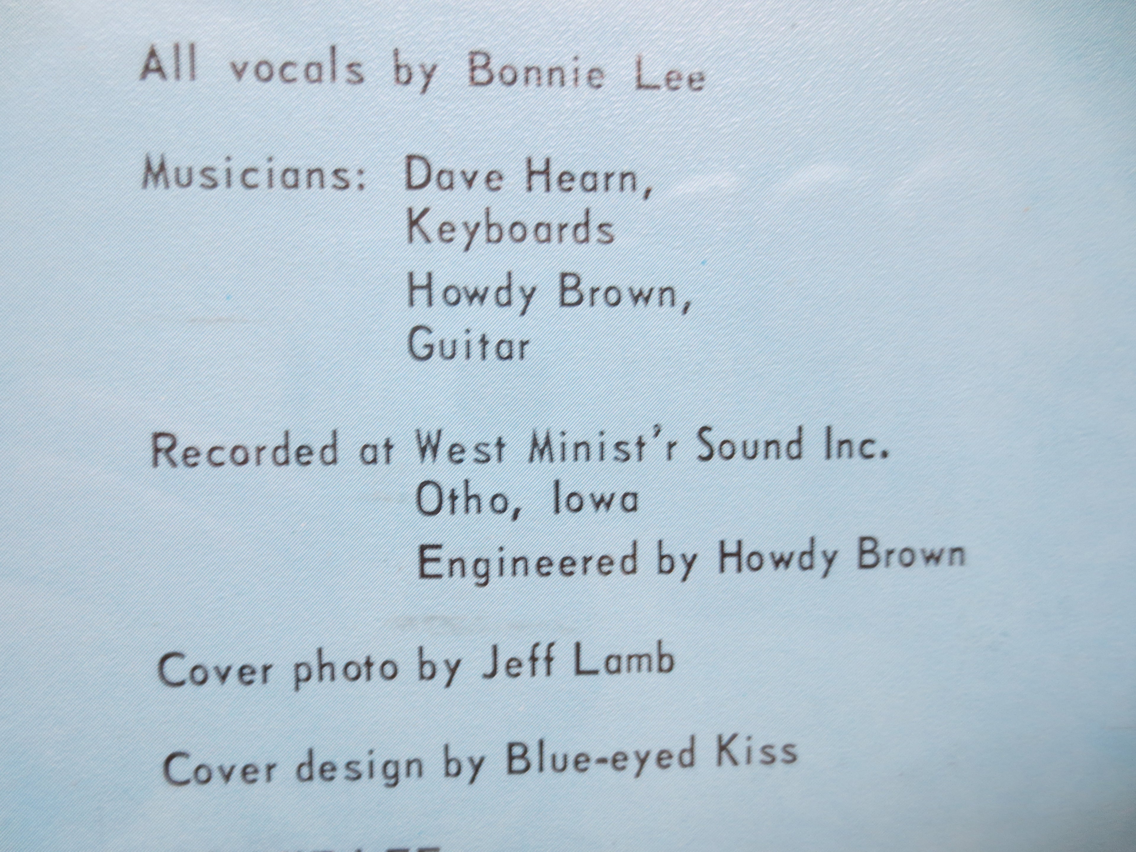 Bonnie Lee – I've Learned to Know a Name I Highly Treasure (1965) Vinyl LP — Factory Sealed