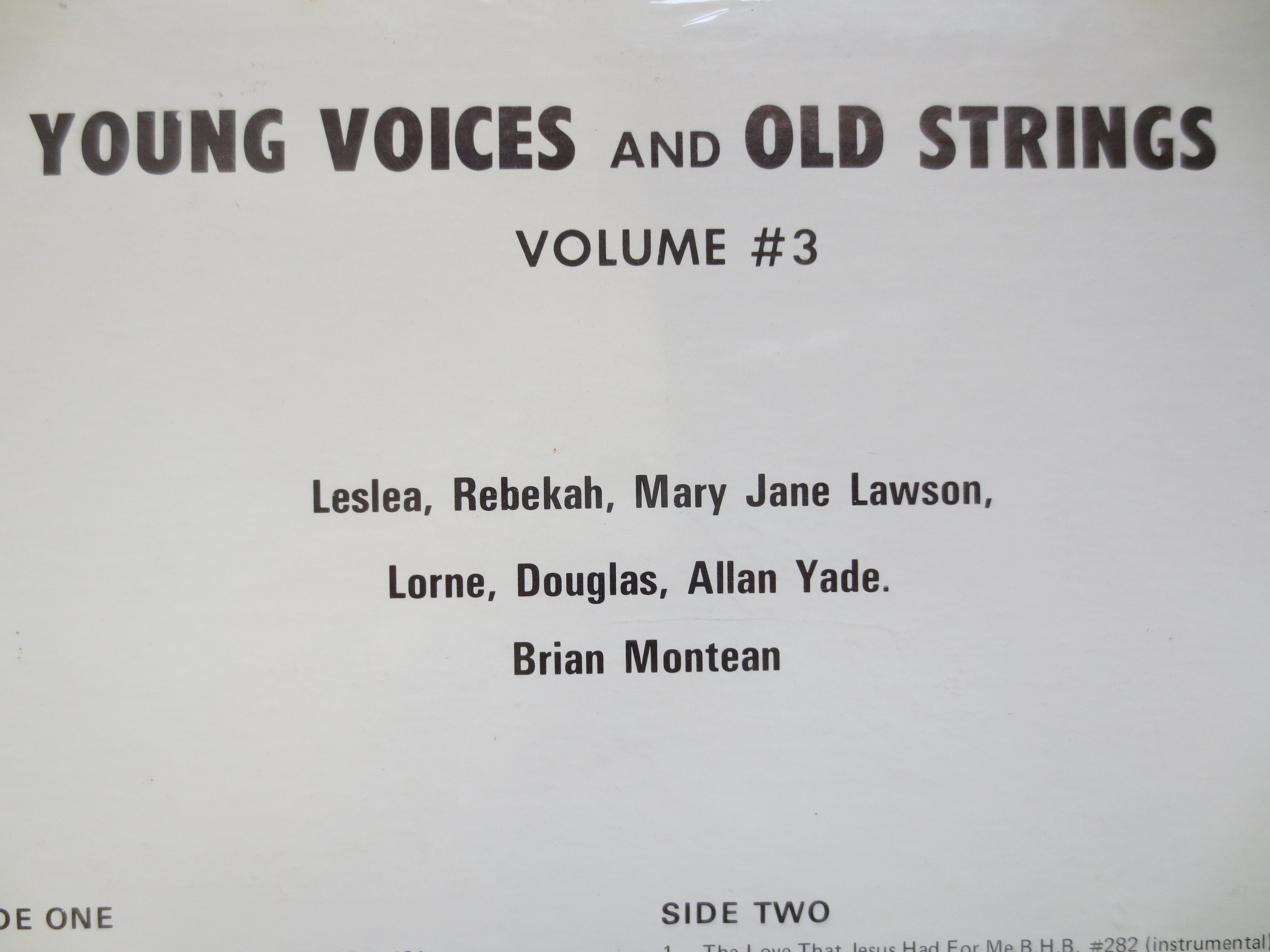 Young Voices and Old Strings – Sing and Play The Deep Deep Love of Jesus (1965) Vinyl LP — Factory Sealed
