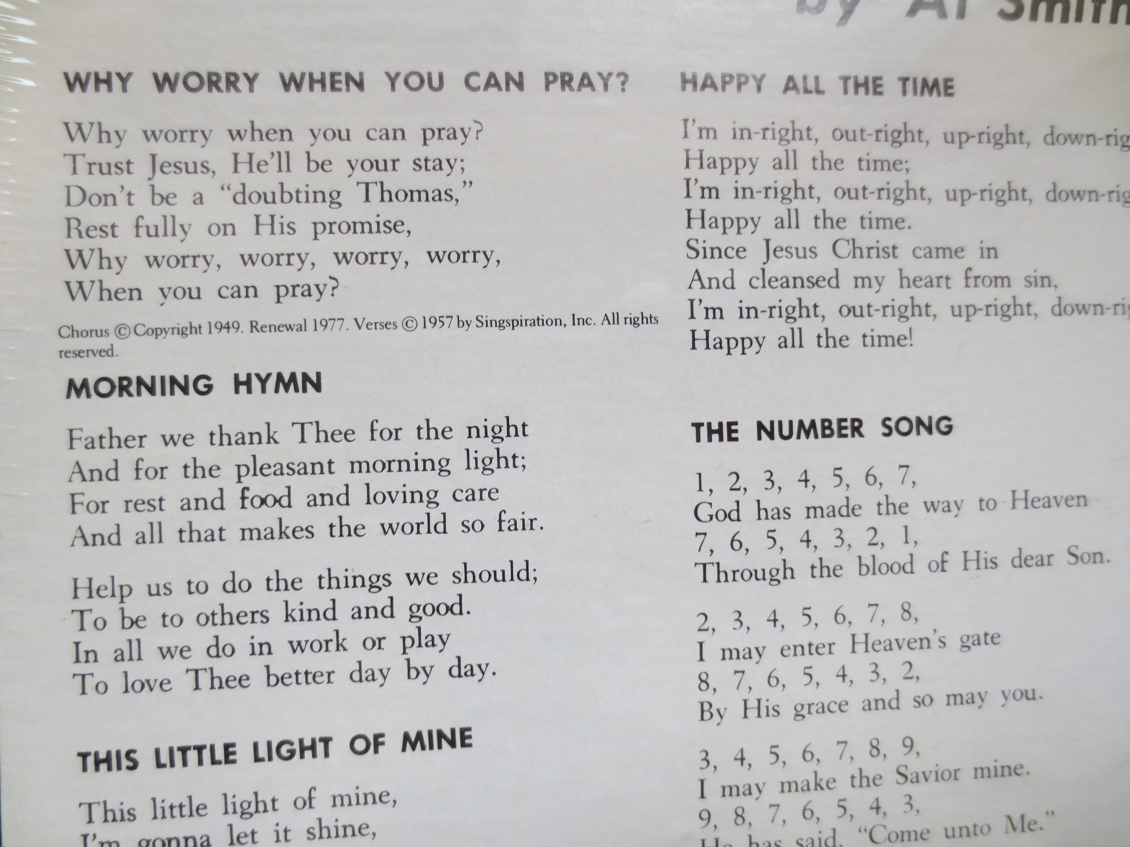 Songs for Children – Happytime (1972) Vinyl LP — Factory Sealed