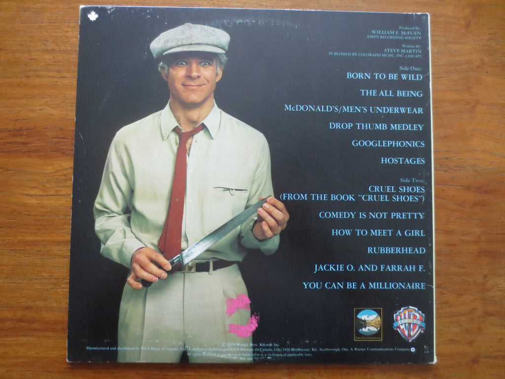 Steve Martin – Comedy Is Not Pretty (1979) Vinyl LP