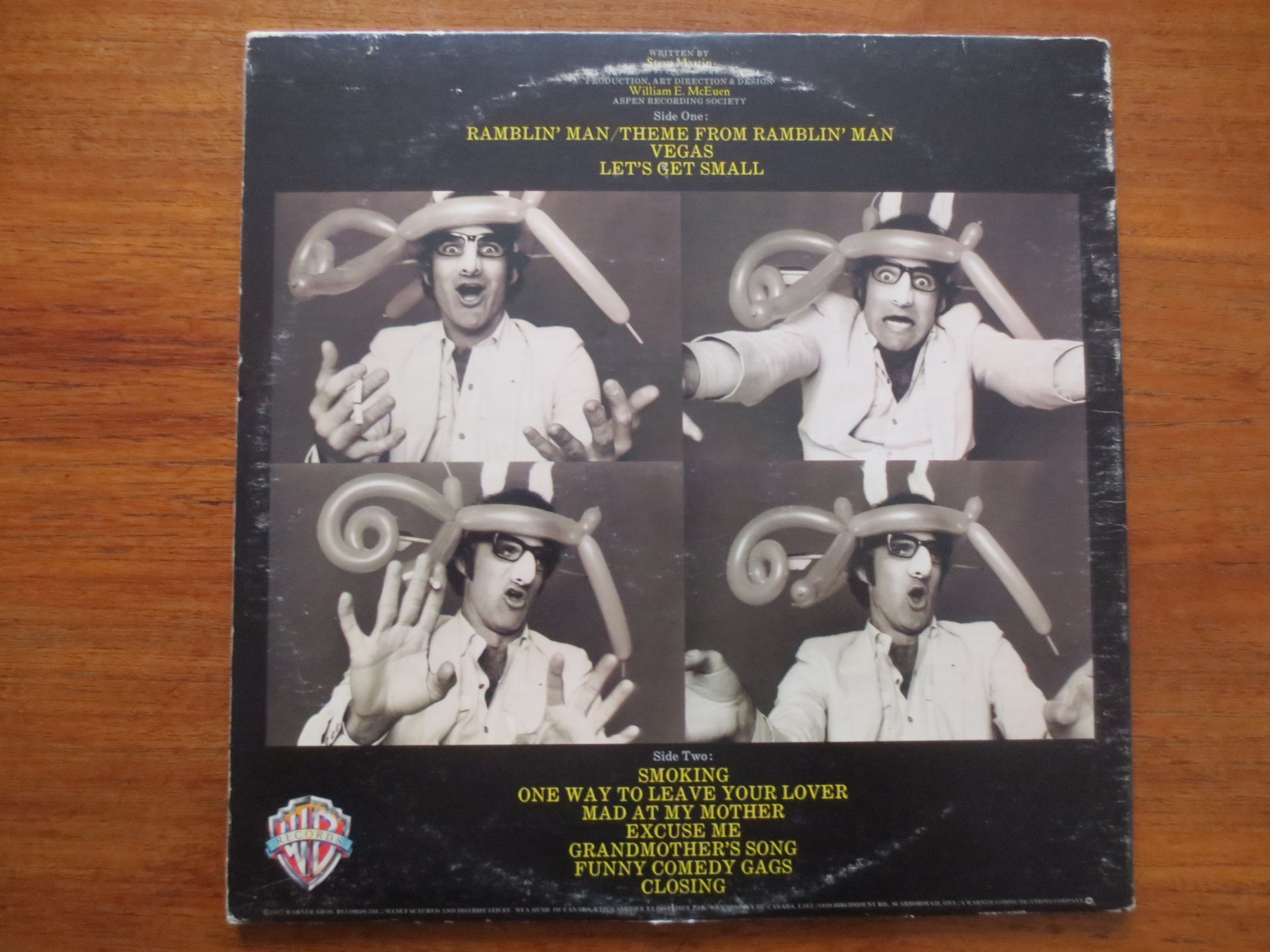STEVE MARTIN, Let's GET Small, Comedy Record, Steve Martin Record, Steve Martin Album, Steve Martin Lp, Lps, Vintage Records, 1977 Records