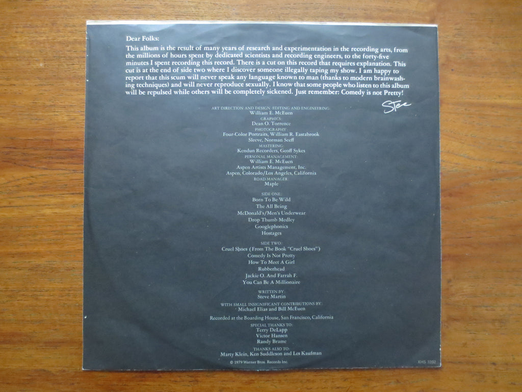 Steve Martin – Let's Get Small (1977) Vinyl LP