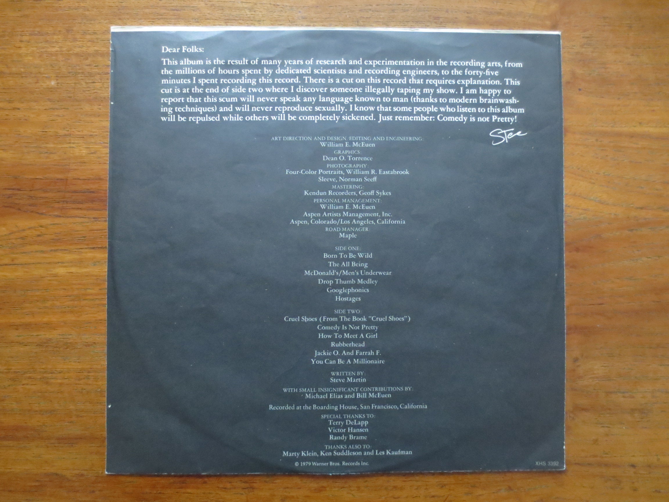 Steve Martin – Let's Get Small (1977) Vinyl LP