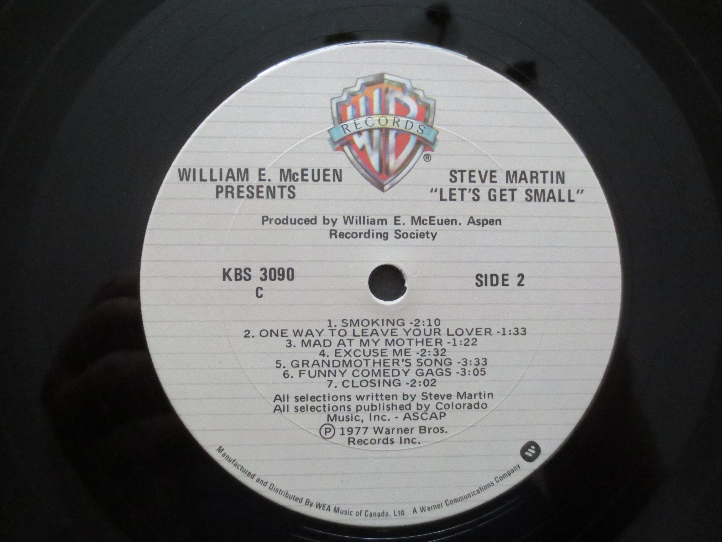 Steve Martin – Let's Get Small (1977) Vinyl LP