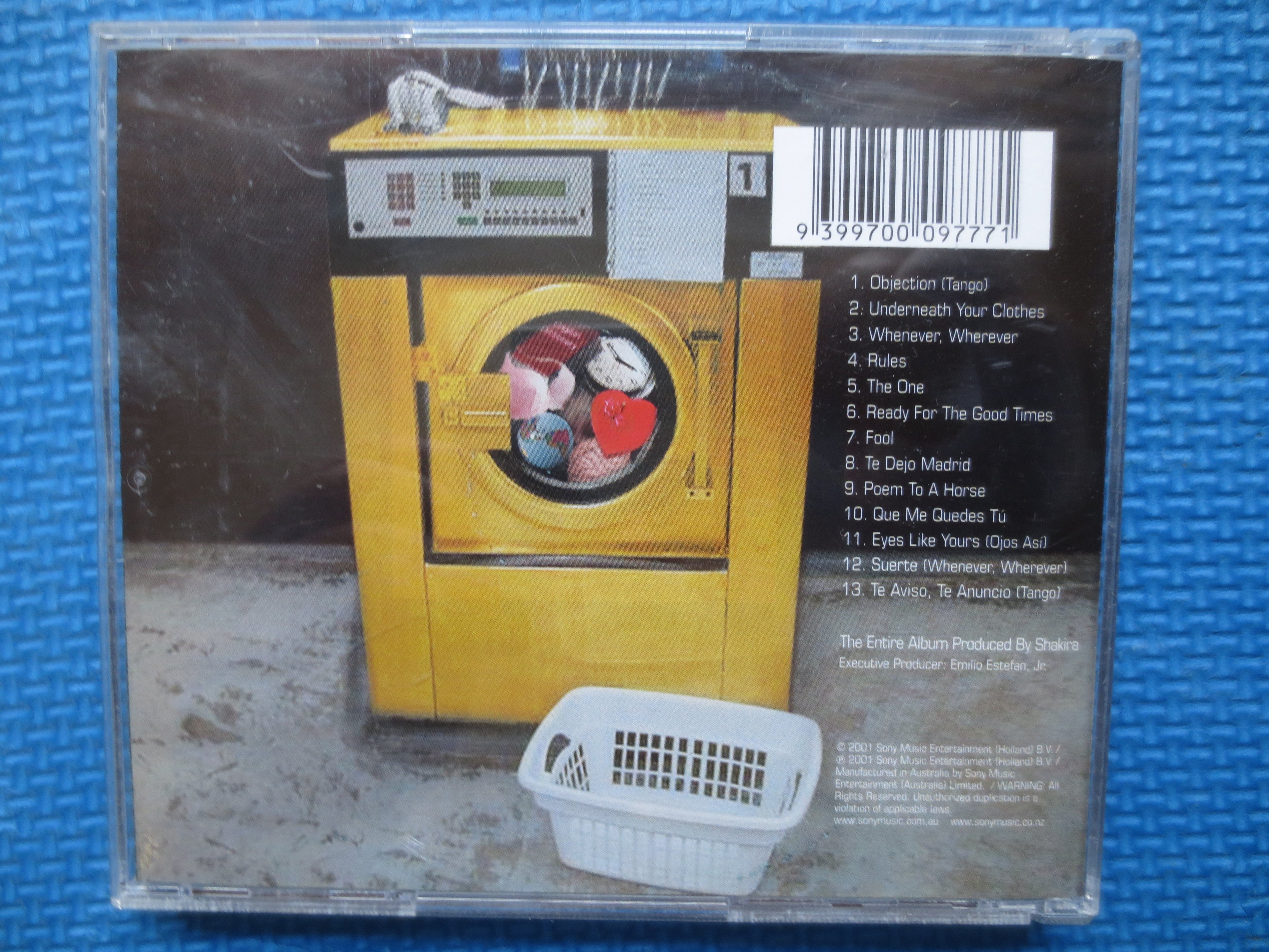 Shakira – Laundry Service (2001) CD