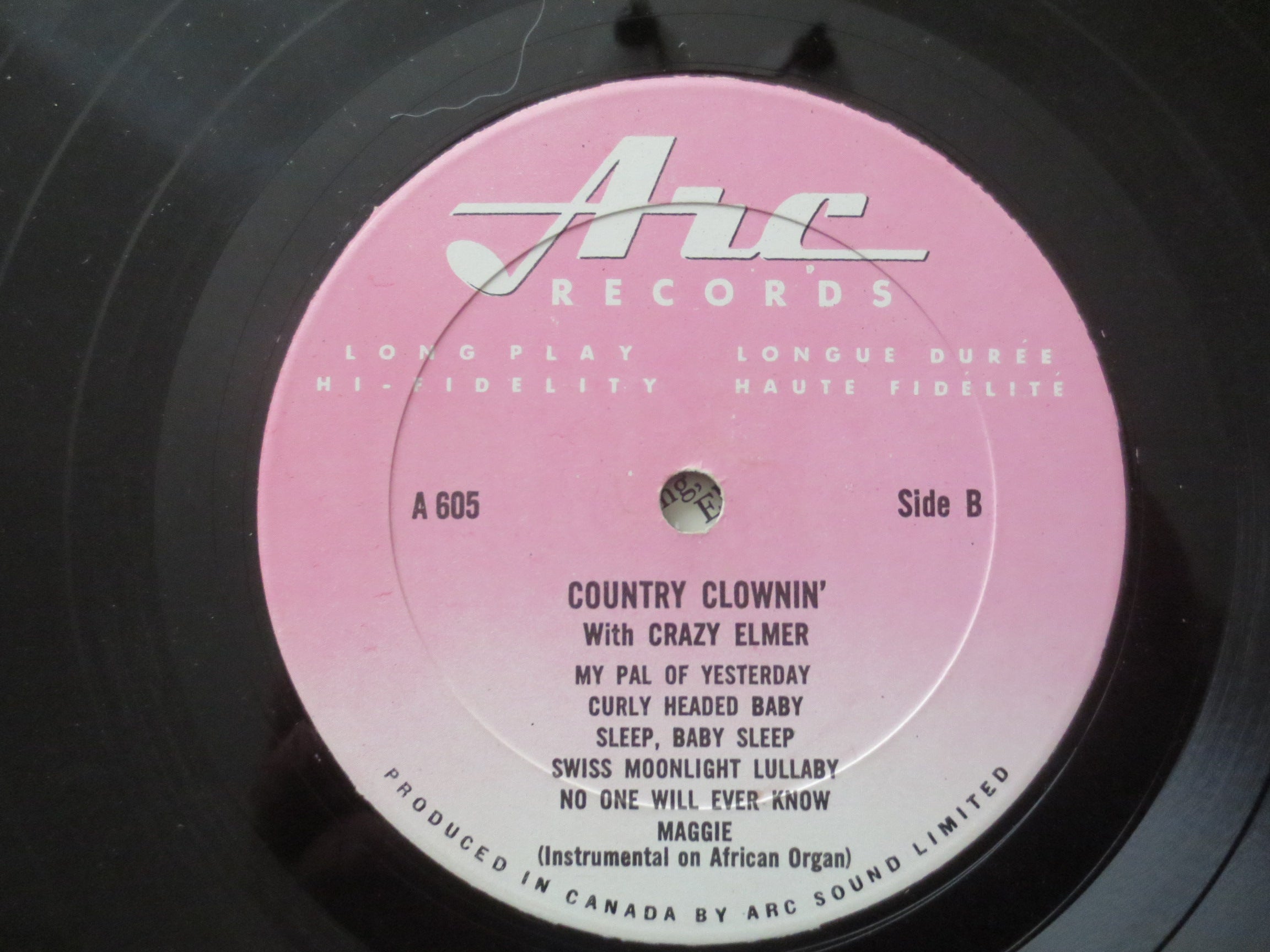 Crazy Elmer – Country Clownin' (1961) Vinyl LP
