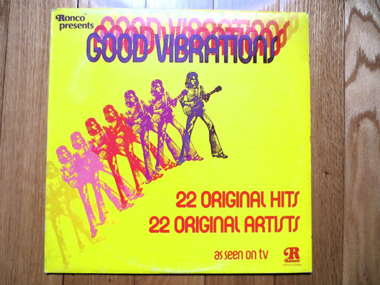 GOOD VIBRATIONS, 22 ORIGINAL Hits, Ronco Albums, Ronco Lps, Redbone Records, James Brown Records, O'Jays Record, Ronco Records, 1973 Records