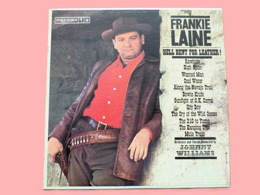 FRANKIE LAINE, HELL Bent for Leather, 1961 Records, Vintage Vinyl,