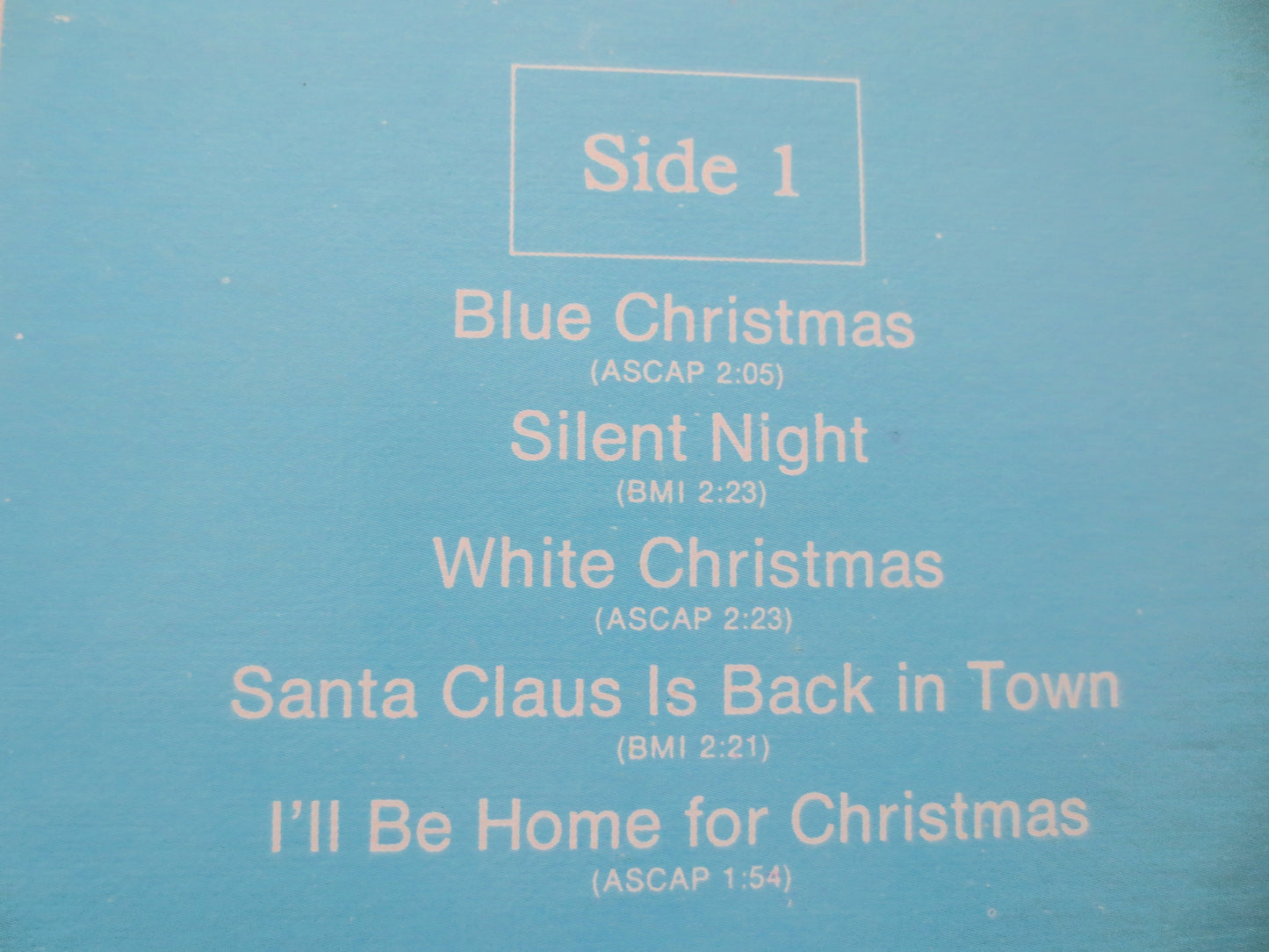 ELVIS PRESLEY CHRISTMAS Album featuring “Blue Christmas” 1970s Records.