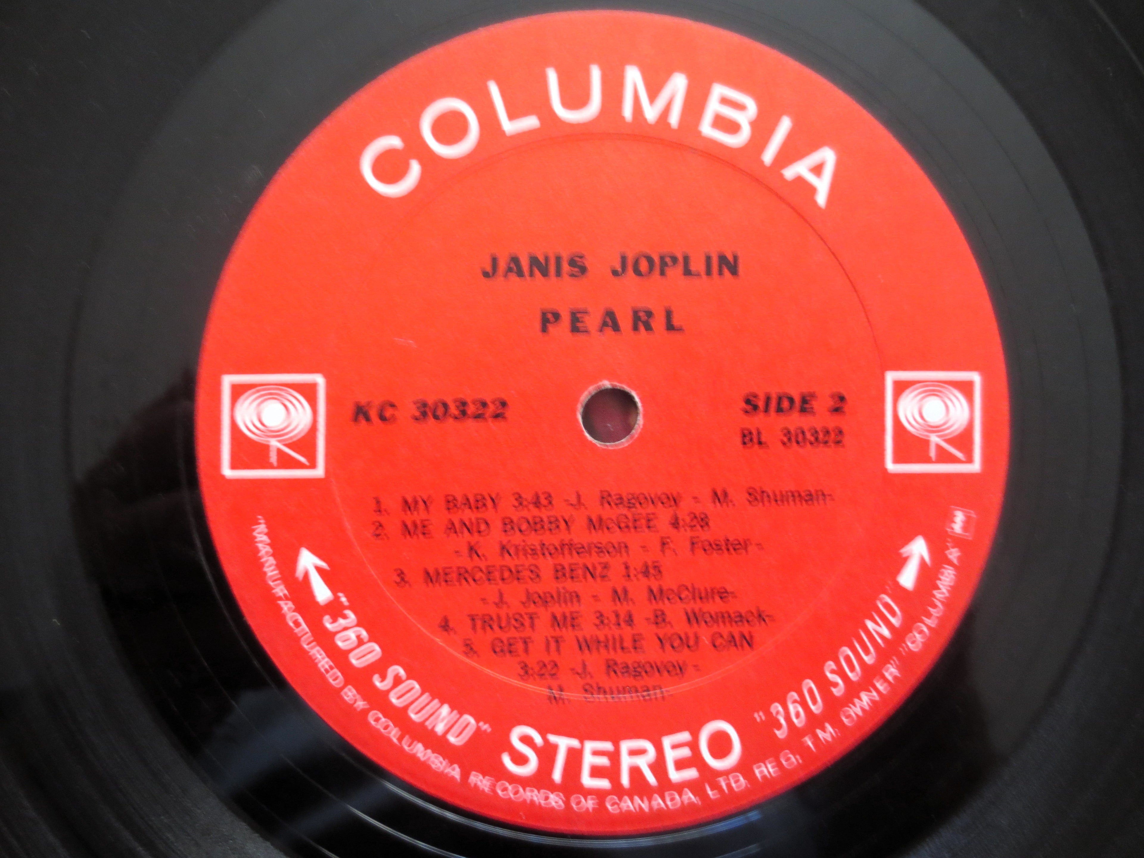 JANIS JOPLIN, PEARL, 1971 Records, Rock Albums, Vintage Vinyl