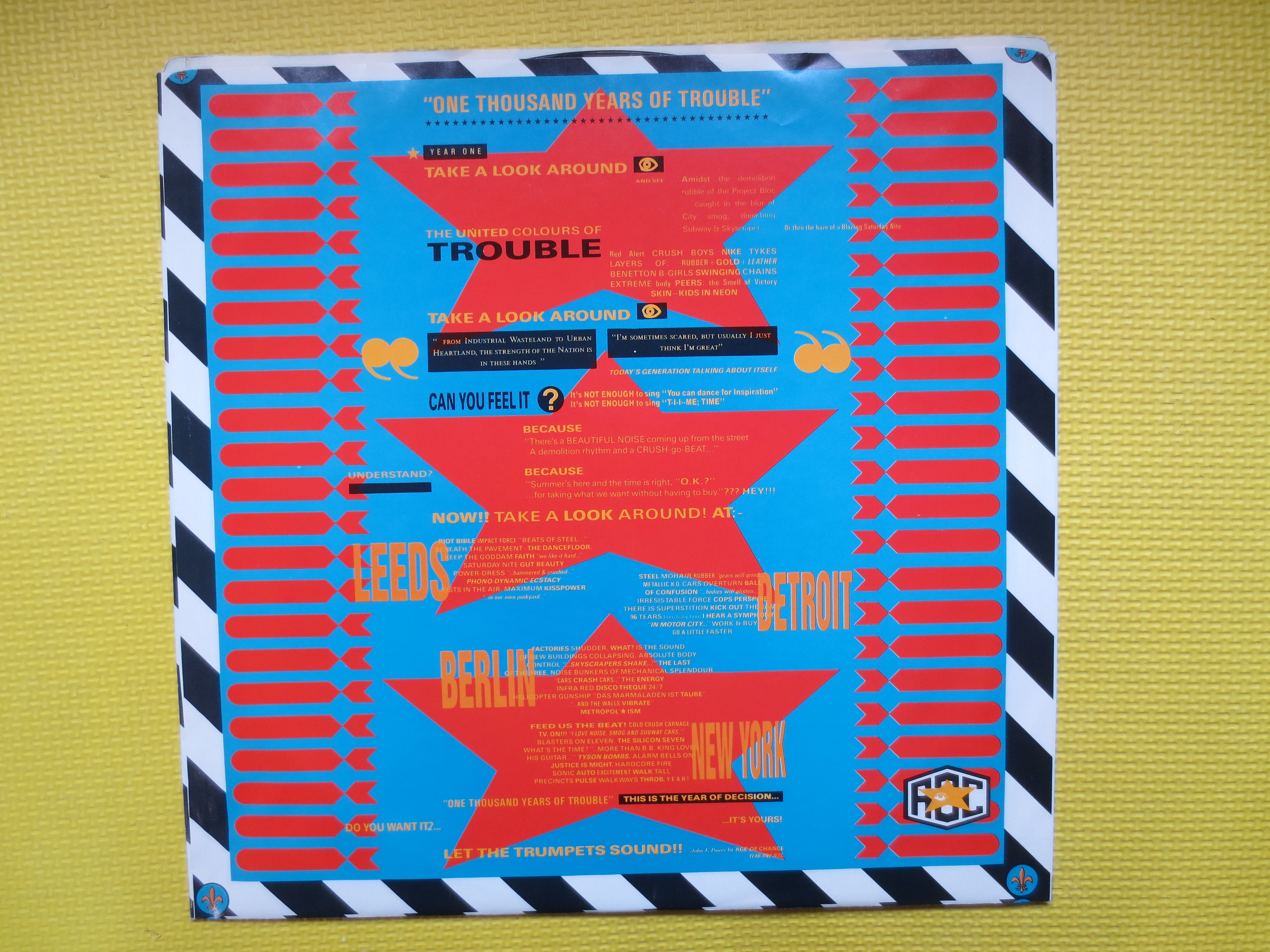 AGE of CHANGE, One THOUSAND Years, Age of Change Record, Age of Change Album, Age of Change Lp, Rock Records, 1987 Records