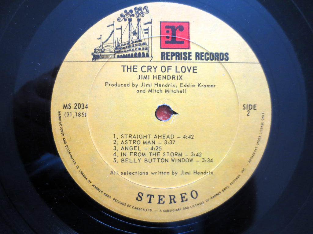 Jimi Hendrix – The Cry of Love (1971) Vinyl LP