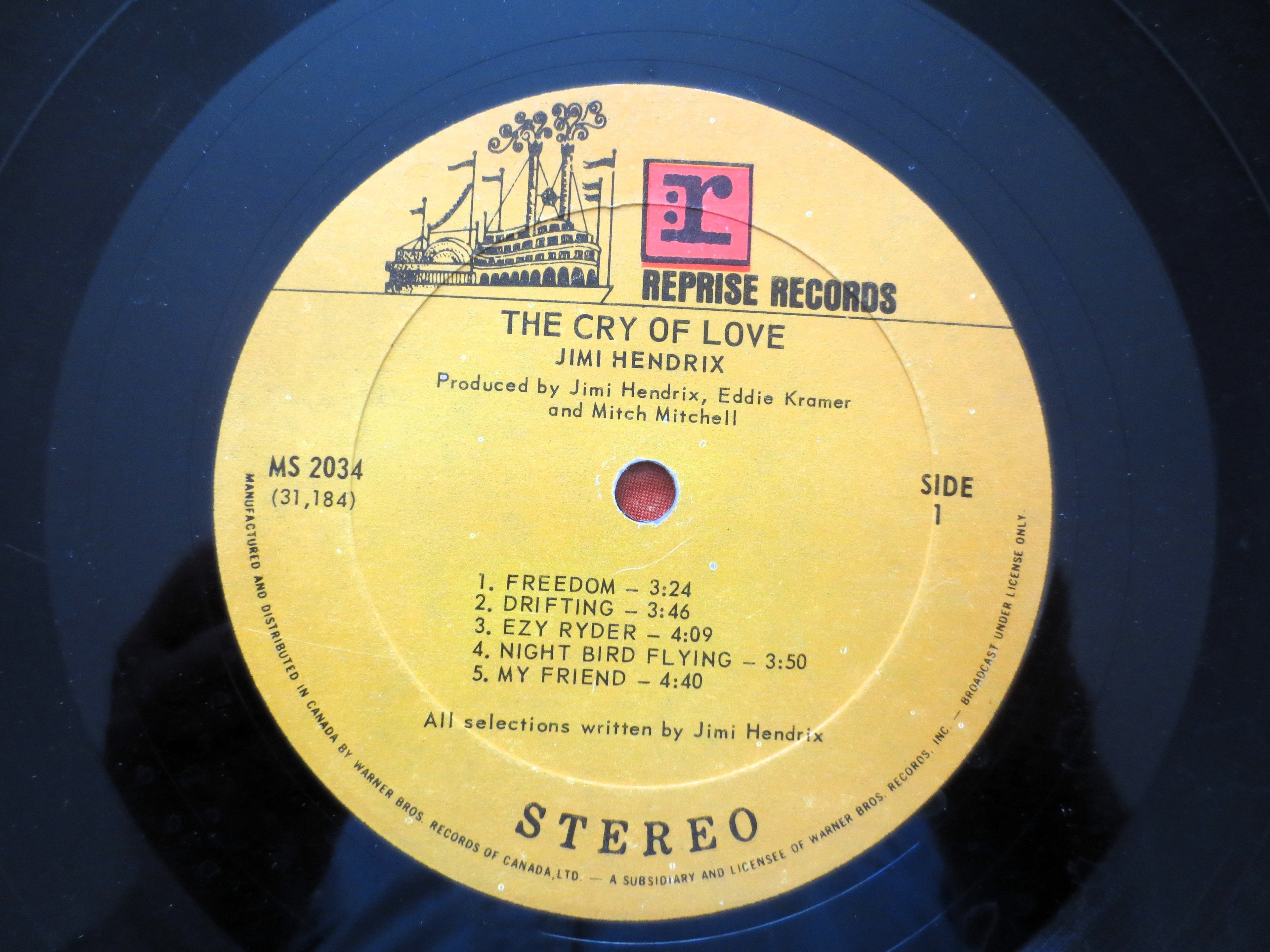 Jimi Hendrix – The Cry of Love (1971) Vinyl LP