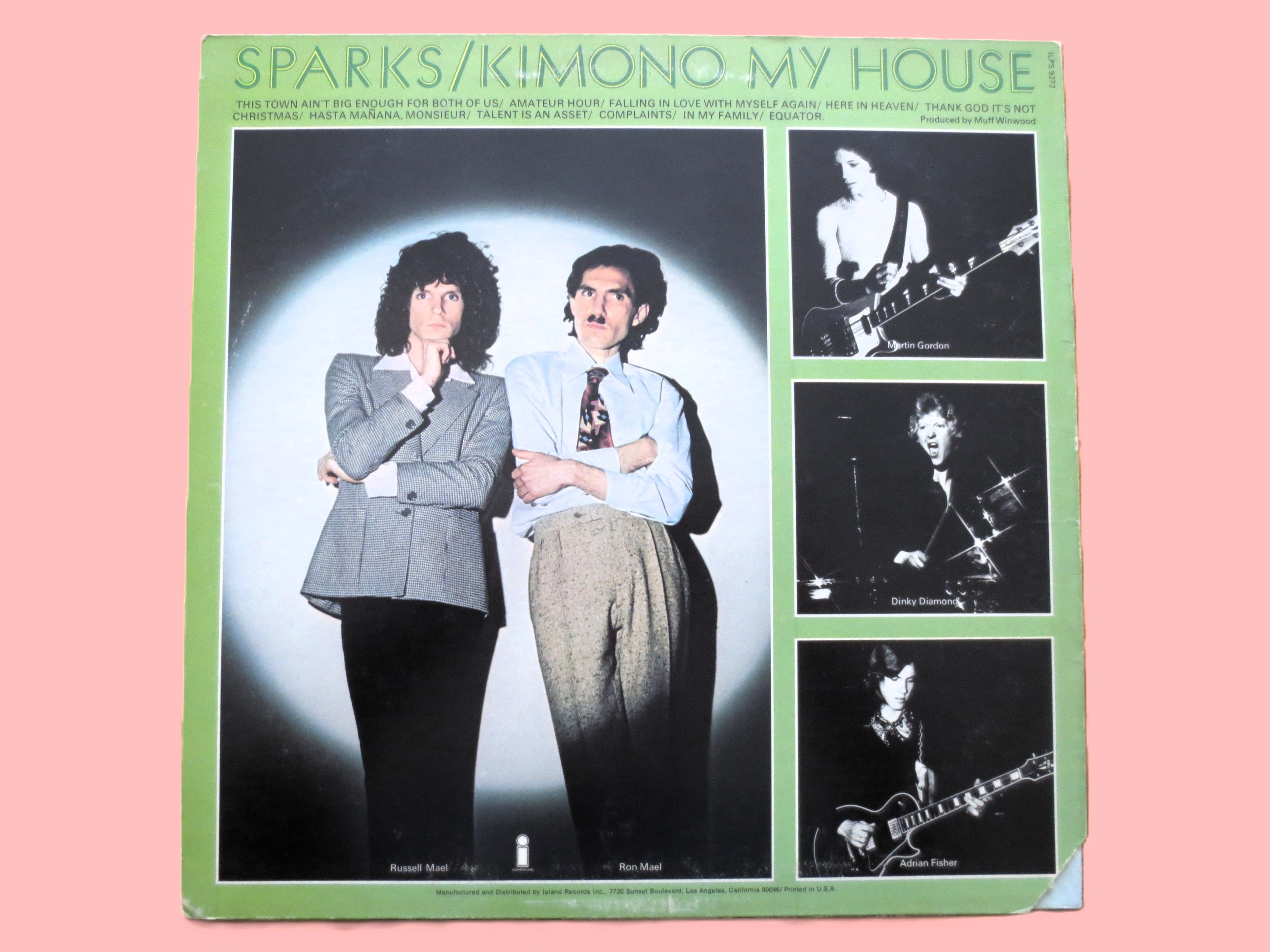 Sparks – Kimono My House (1974) Vinyl LP