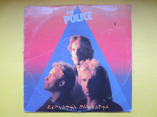 The POLICE, ZENYATTA Mondatta, The POLICE Record, The Police Album, The Police Lp, Rock Record, New Wave Lp, 1980 Record