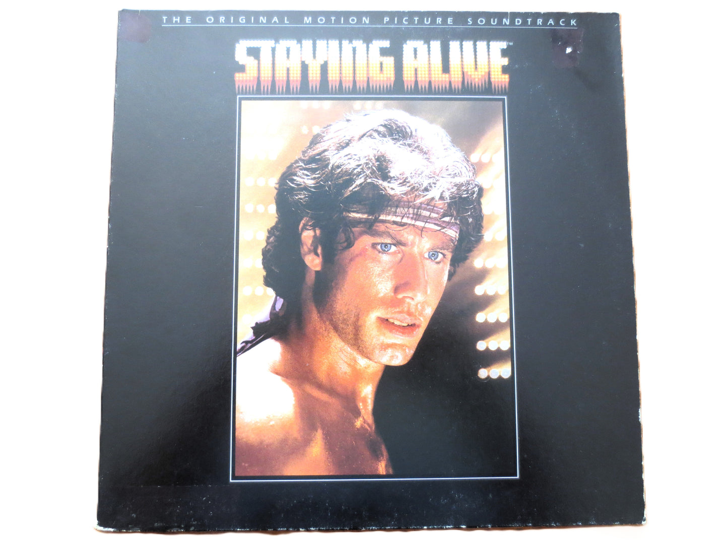 JOHN TRAVOLTA, STAYING Alive, Bee Gees Album, John Travolta Vinyl, John Travolta Lp, 1983 Records