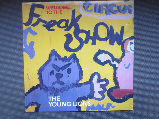 The YOUNG LIONS, WELCOME to the Freak Show, Young Lions Record, Young Lions Lp, Young Lions Album, Punk Rock, 1986 Records