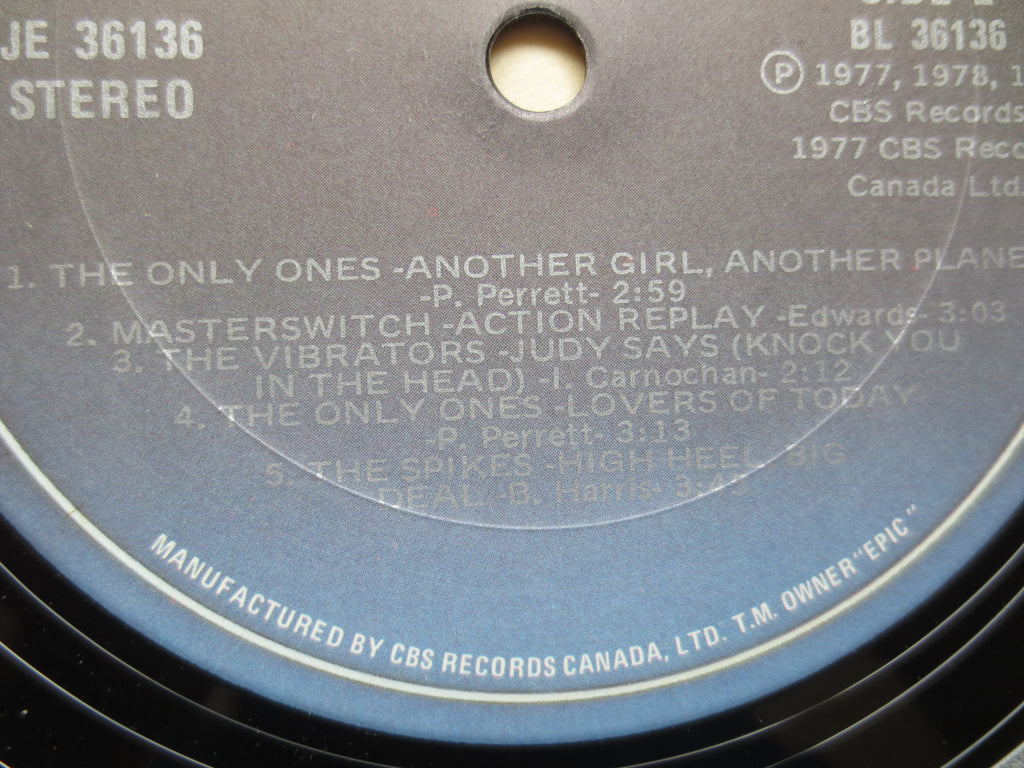 PERMANENT WAVE, The DIODES Record, The Spikes Record, New Hearts Record, The Only Ones Record, The Vibrators Lp, 1979 Record