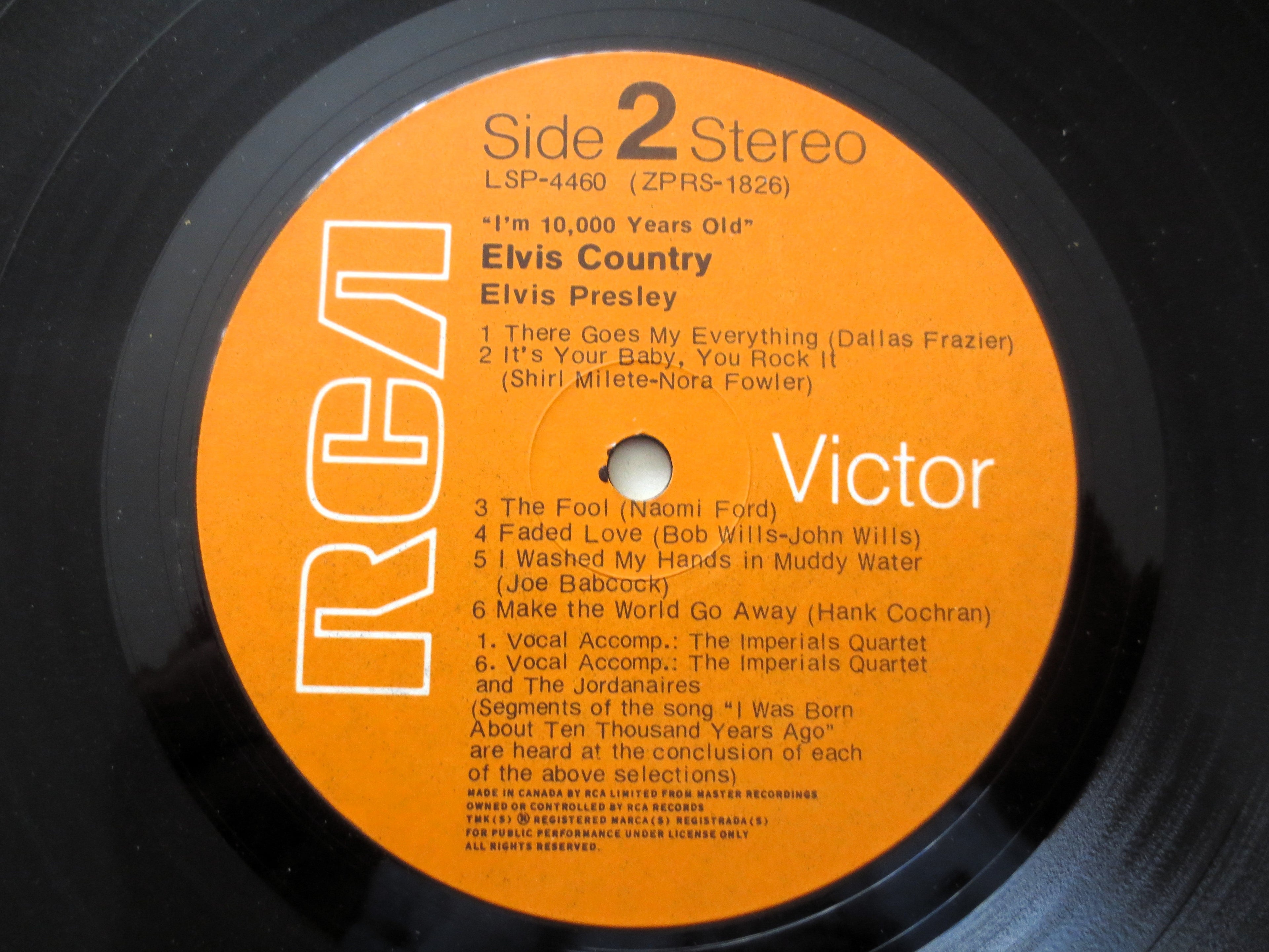 Elvis Presley – Elvis Country (1971) Vinyl LP