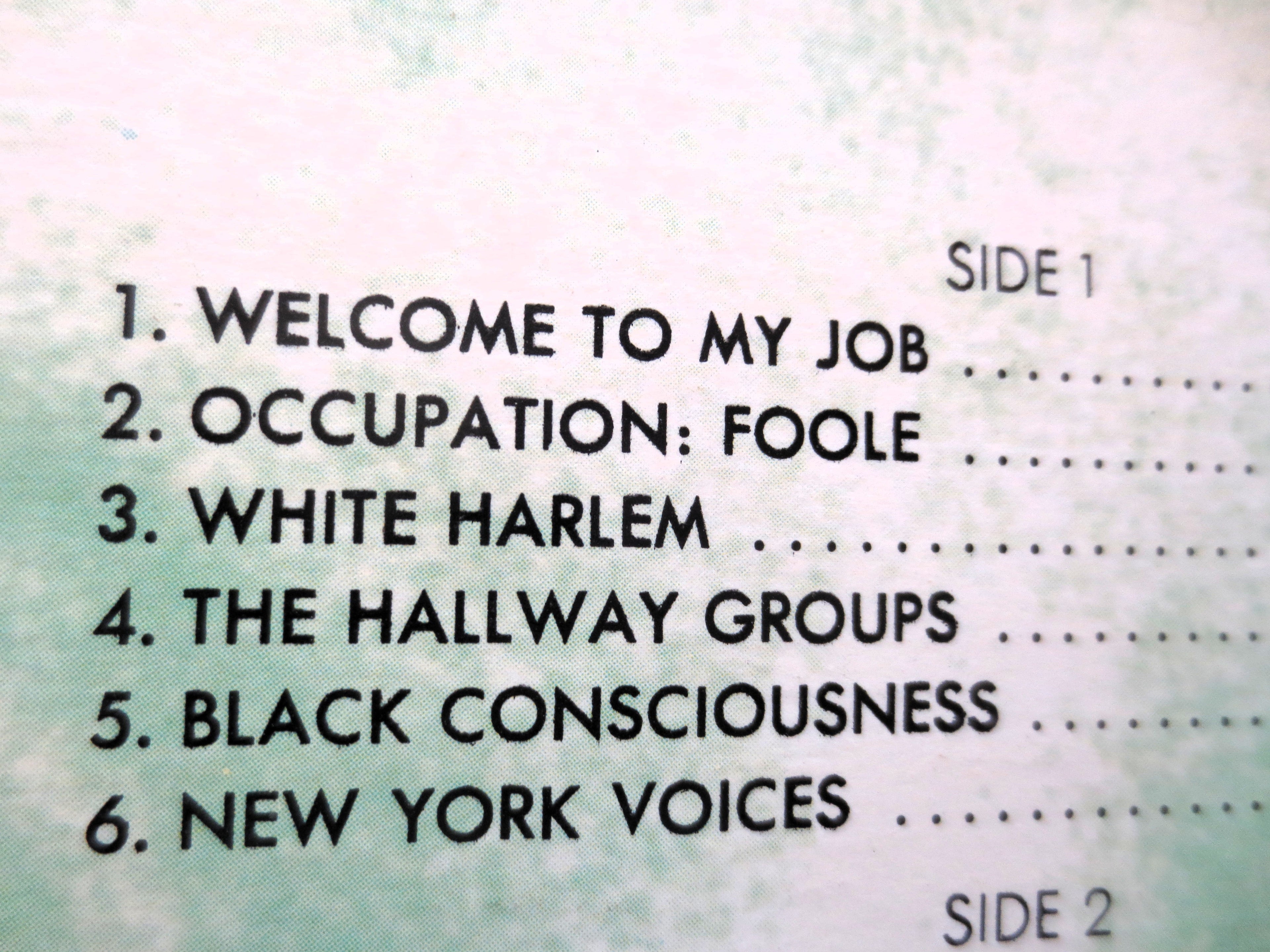 GEORGE CARLIN, Occupation: Foole, Vintage Comedy Album, 1973 Record, Vinyl Lp