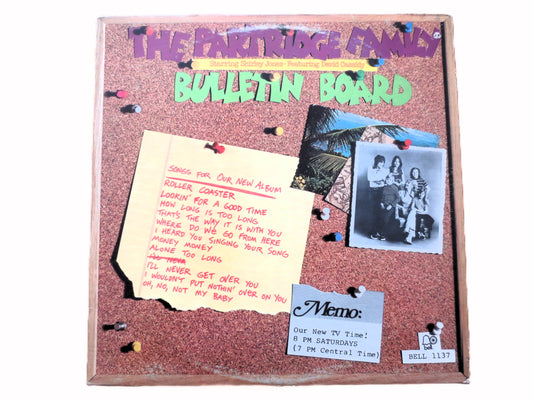 The PARTRIDGE FAMILY, Bulletin Board, PARTRIDGE Family Lp, Pop Records, David Cassidy Record, David Cassidy Lp, Vintage Record, 1973 Records