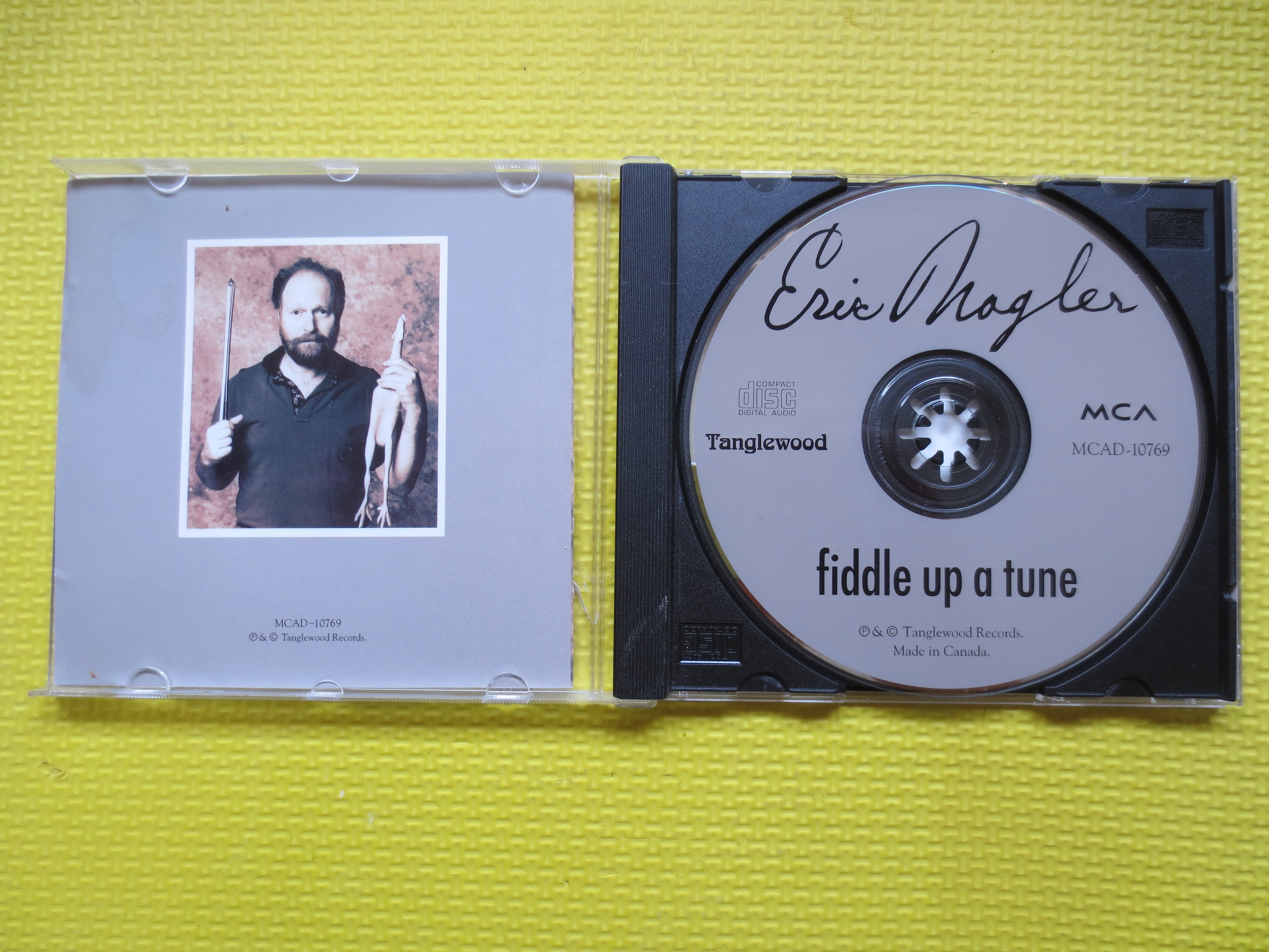 ERIC NAGLER, Fiddle Up a Tune, Children's Music, 1985 Compact Disc. Vintage Cd