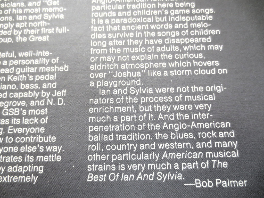 Ian & Sylvia – The Best of Ian & Sylvia (1973) Vinyl LP (2-Record Set)