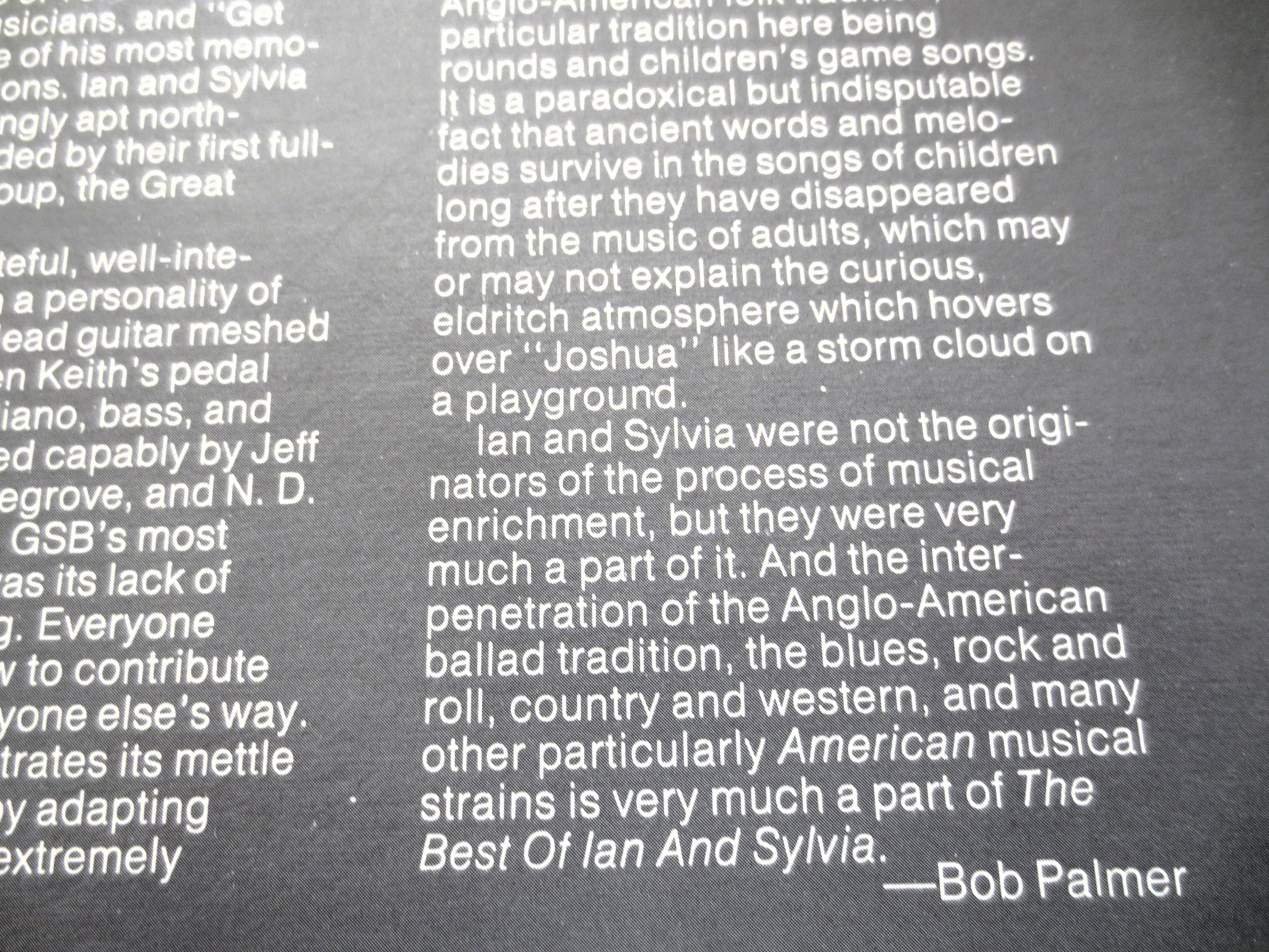 Ian & Sylvia – The Best of Ian & Sylvia (1973) Vinyl LP (2-Record Set)