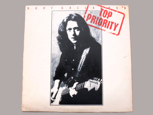 Rory Gallagher, Top Priority, RORY GALLAGHER, Rory Gallagher Album, Rory Gallagher Lp, Blues Record, Vinyl Record, lp 1979 Vintage Rock LP
