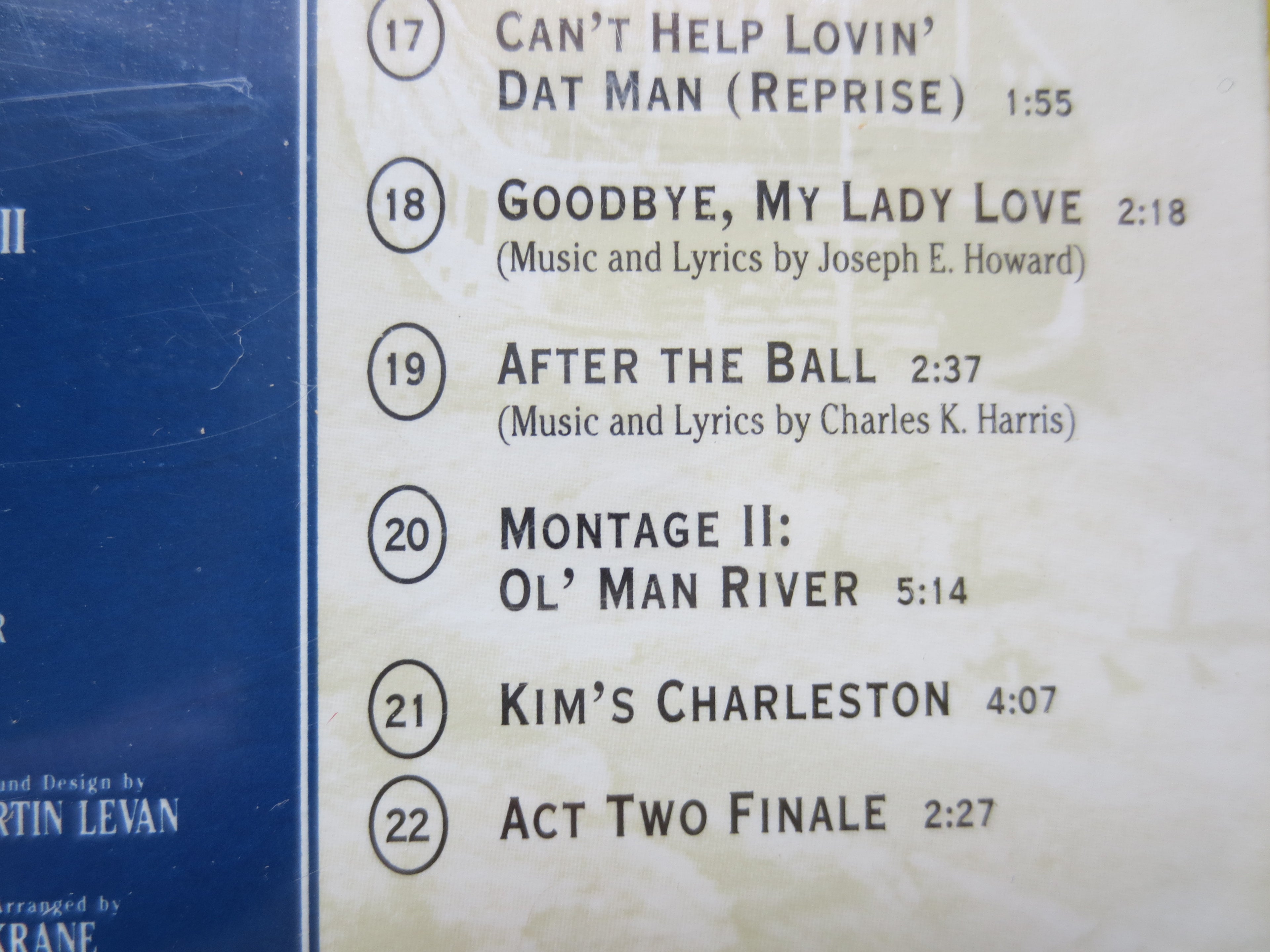 SHOWBOAT, SOUNDTRACK Cd, OSCAR Hammerstein, Music Cd, Robert Morse, Movie Cd, Musical Cd, Musical Theatre, Jerome Kern Cd, Cd
