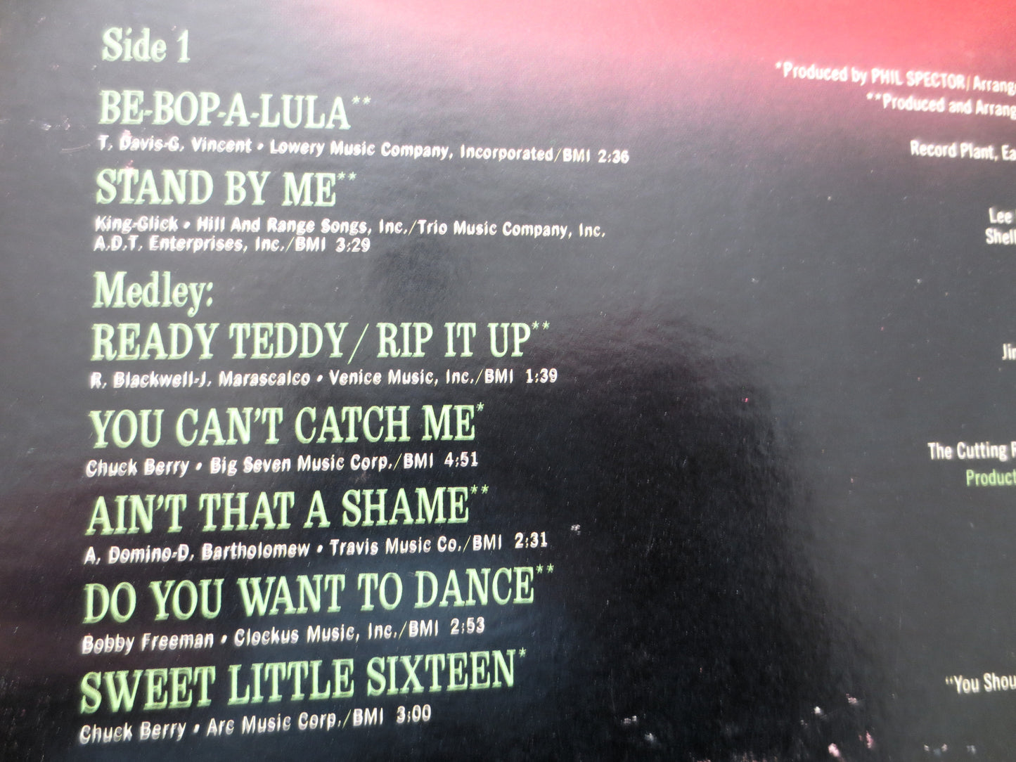 JOHN LENNON, ROCK 'N' Roll, John Lennon Record, John Lennon Album, John Lennon Vinyl, John Lennon Lp, Beatles Record, Beatles, 1975 Records